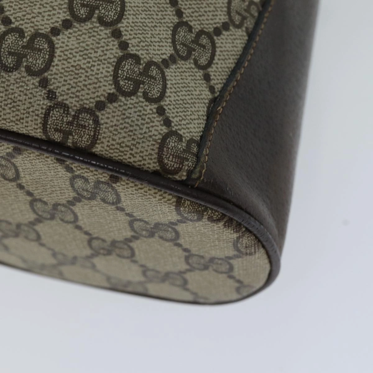 GUCCI Web Sherry Line GG Supreme Shoulder Bag Beige Red 41 02 033  ep4290