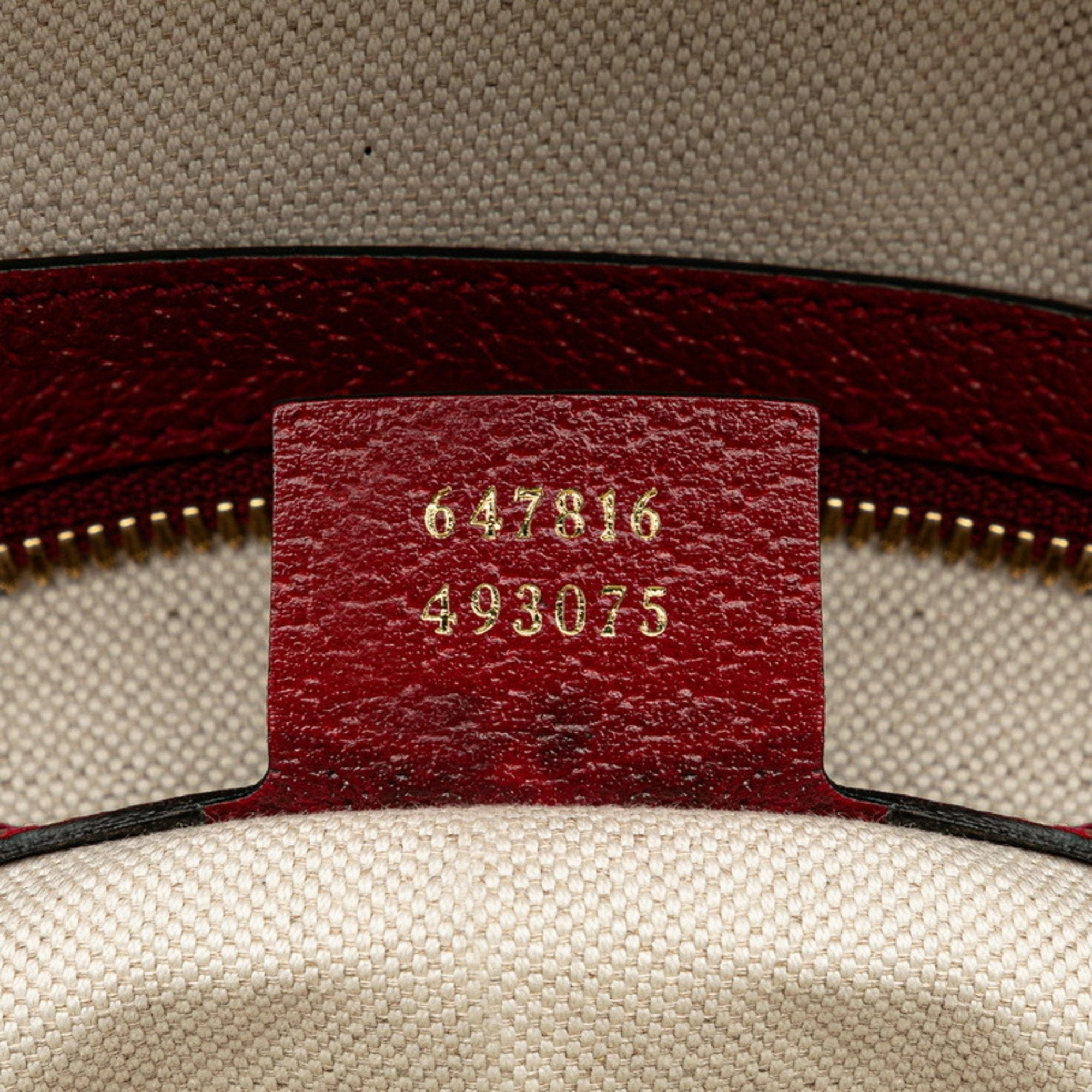 Gucci  Wine Pvc Leather Backpack (Pre-Owned)