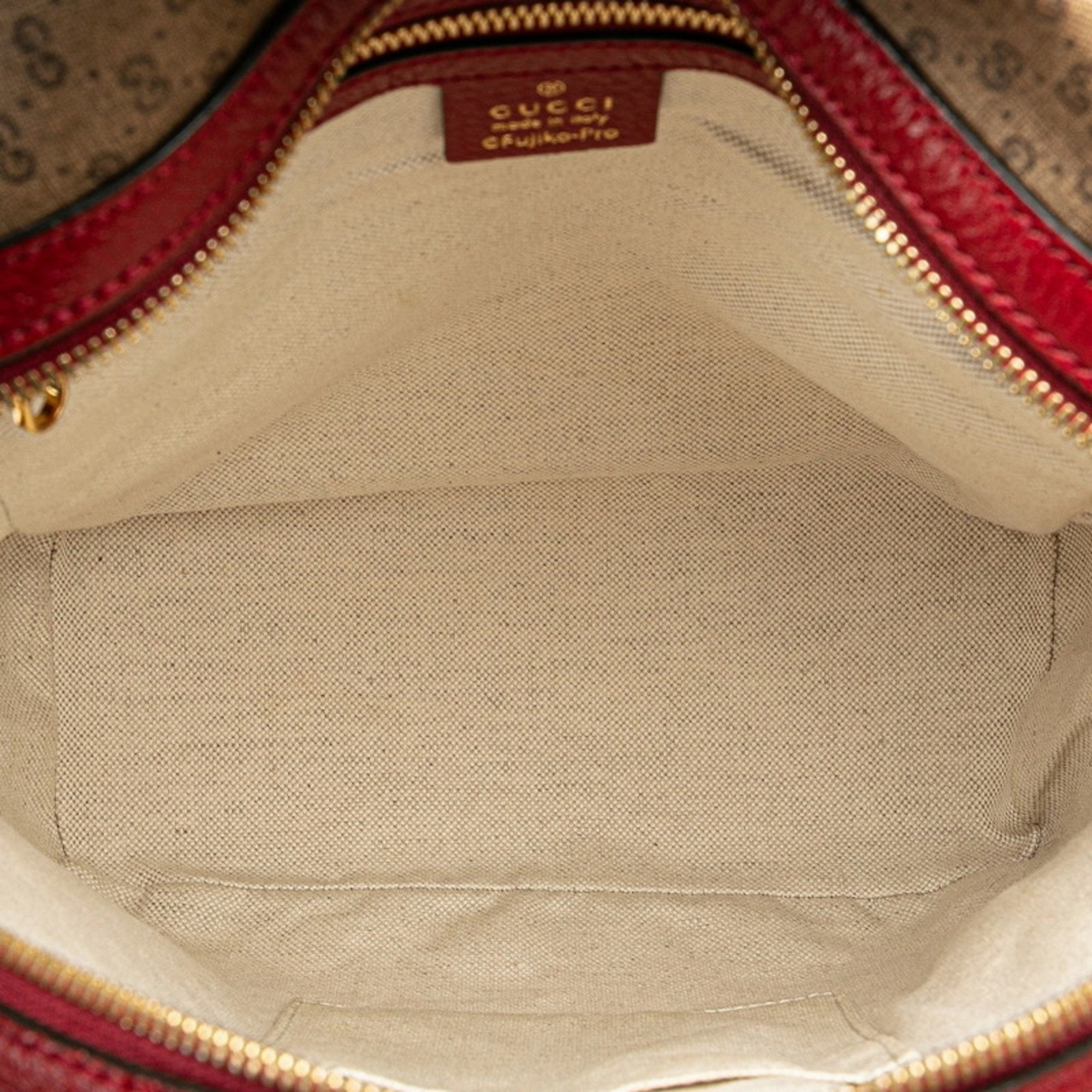 Gucci  Wine Pvc Leather Backpack (Pre-Owned)