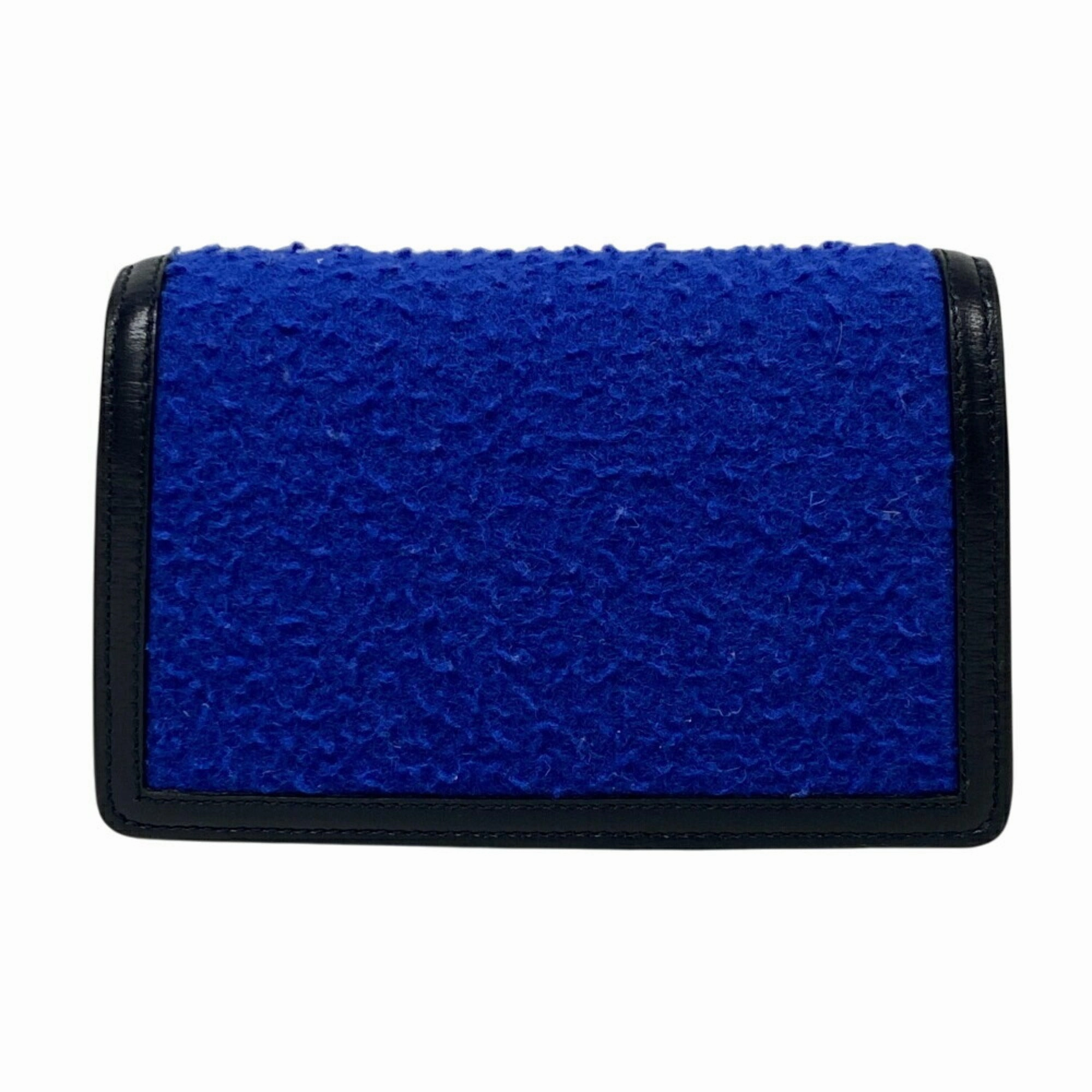 Gucci  Wool Leather Shoulder Bag (Pre-Owned)
