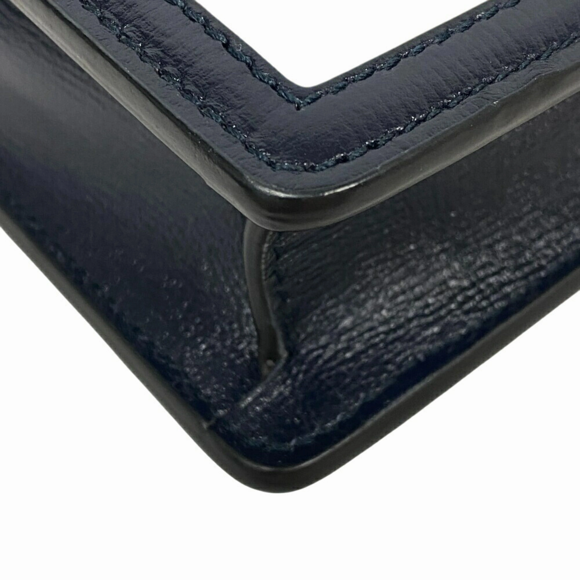 Gucci  Wool Leather Shoulder Bag (Pre-Owned)