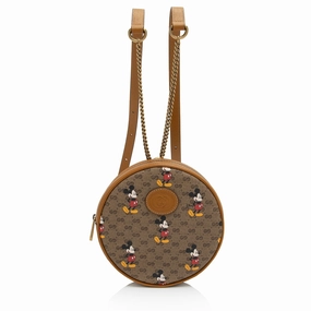 Gucci x Disney Micro GG Canvas Mickey Mouse Round Backpack (SHF-uOKFfd)