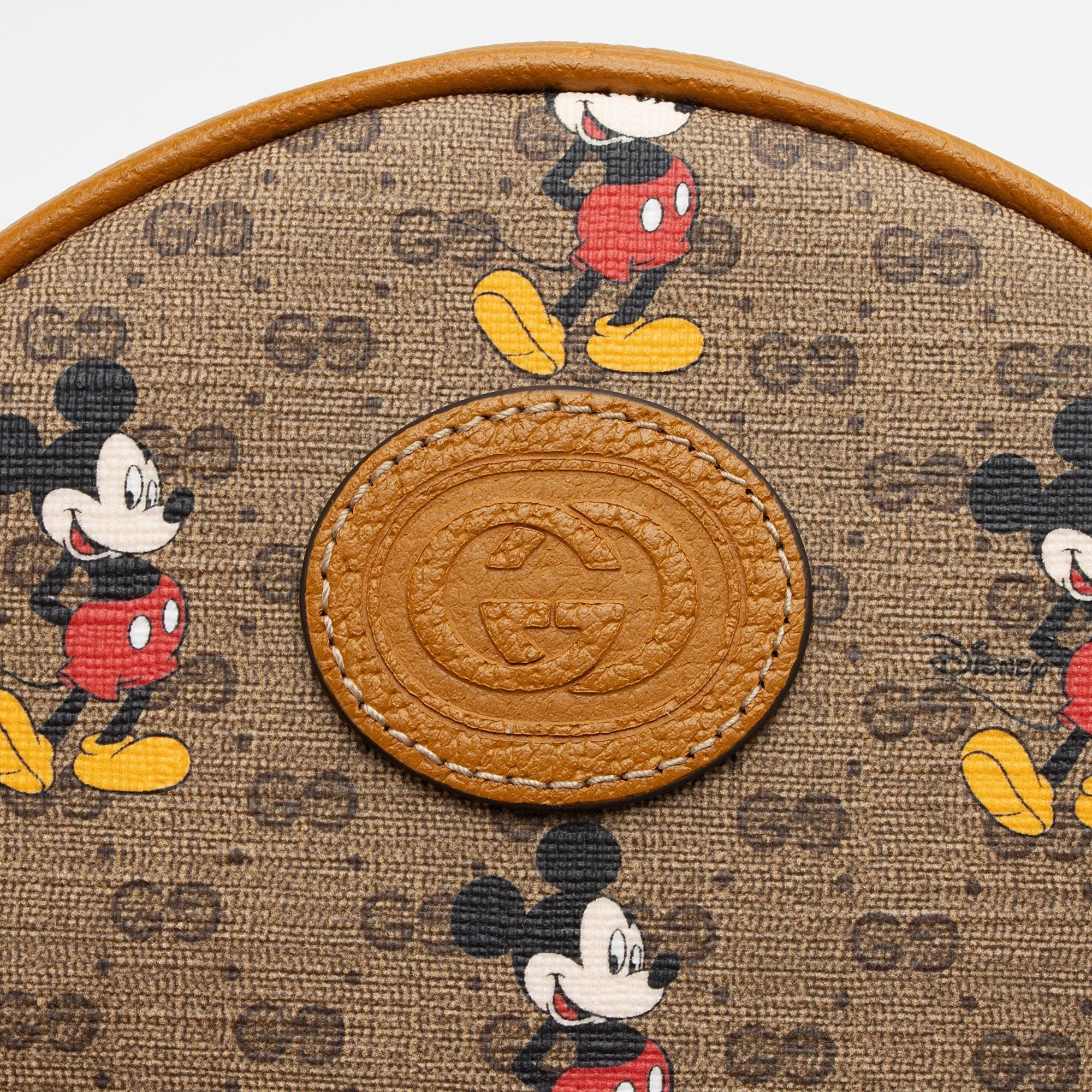 Gucci x Disney Micro GG Canvas Mickey Mouse Round Backpack (SHF-uOKFfd)