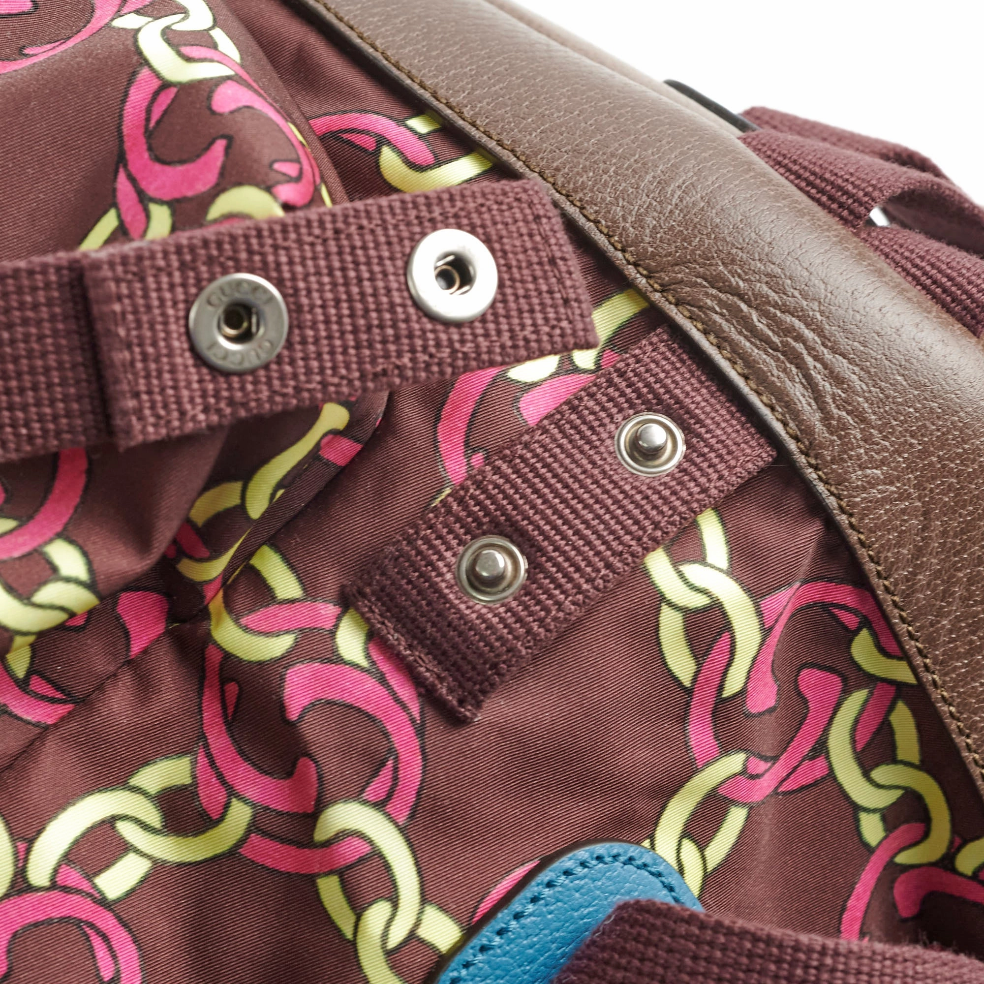 Gucci x Northface Nylon & Leather Backpack