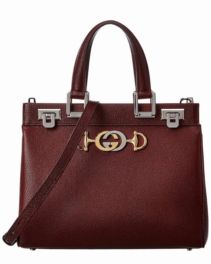 Gucci Zumi Small Leather Top Handle Shoulder Bag