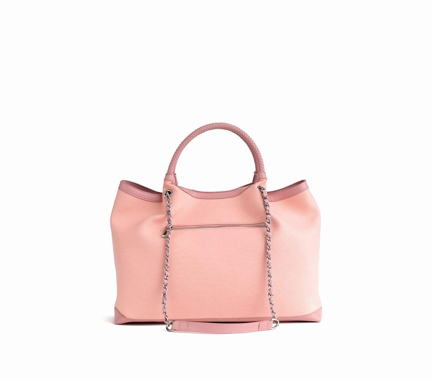Gunas New York RUTH Light Pink Vegan Canvas Tote