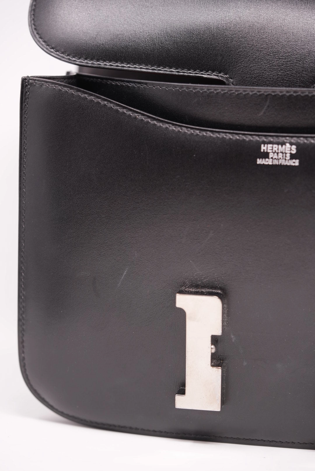 Hermes 2006 Constance 23 Shoulder Bag Box Calfskin