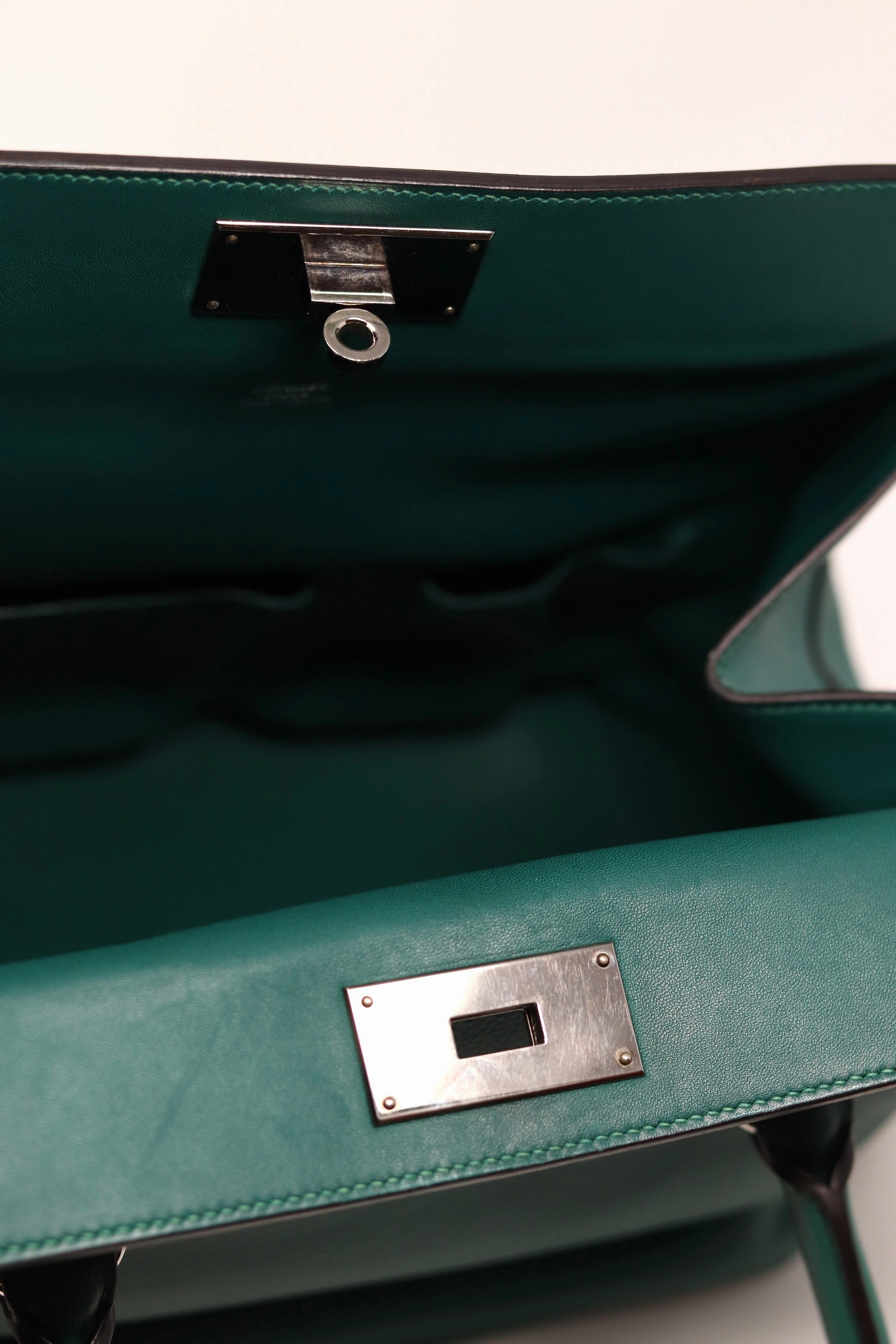 Hermes 2014 ToolBox 26 Shoulder Bag Green