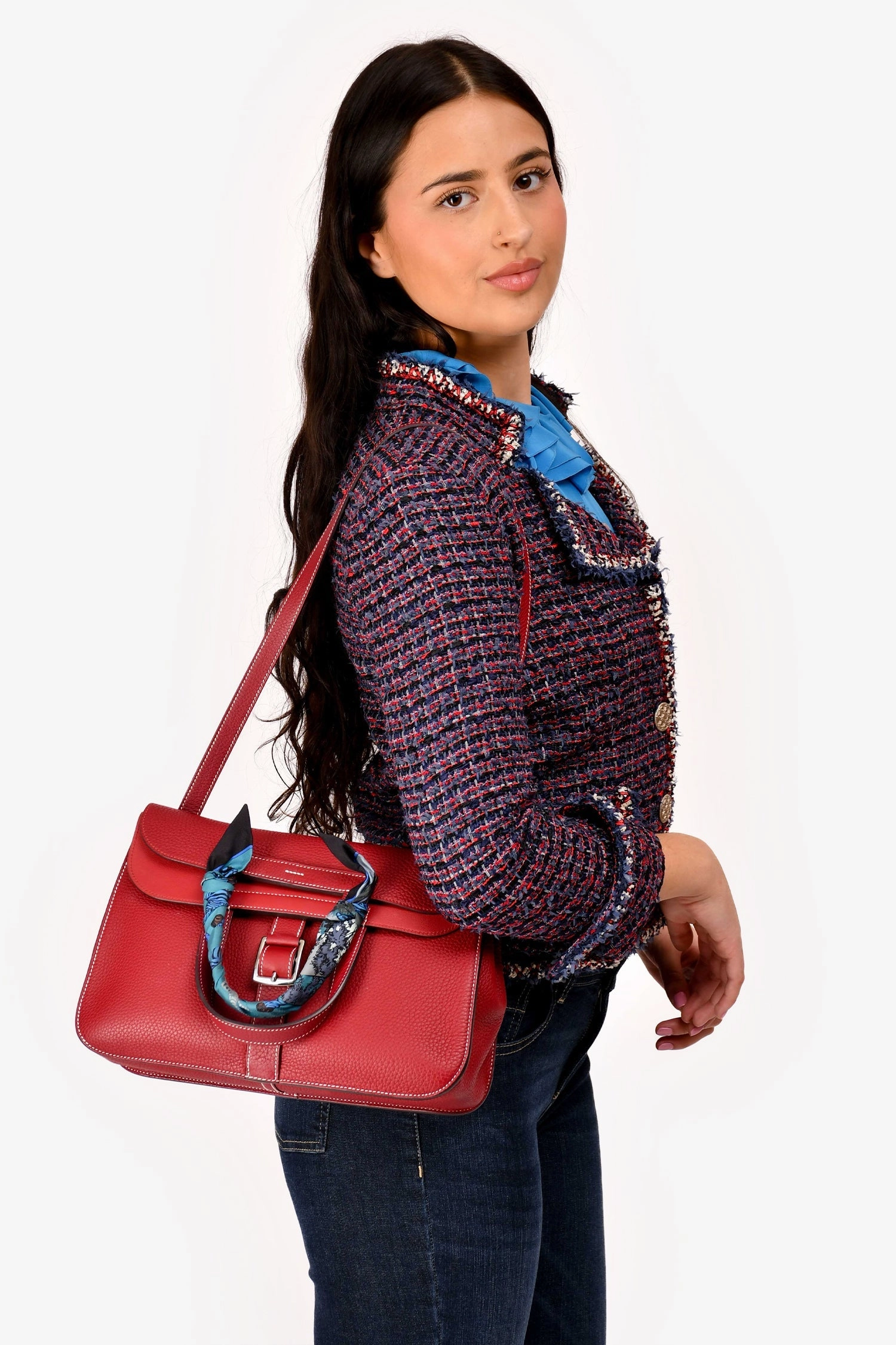 Hermes 2016 Clemence Halzan 31 PHW Crossbody Bag