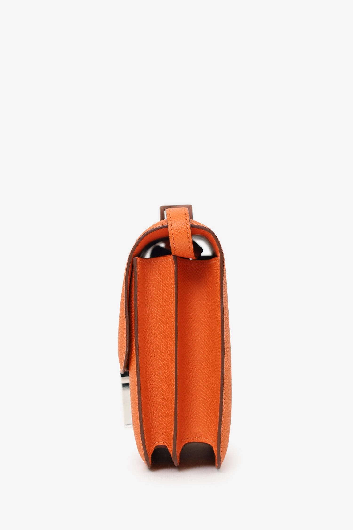 Hermes 2024 Orange Leather Mini Constance 18