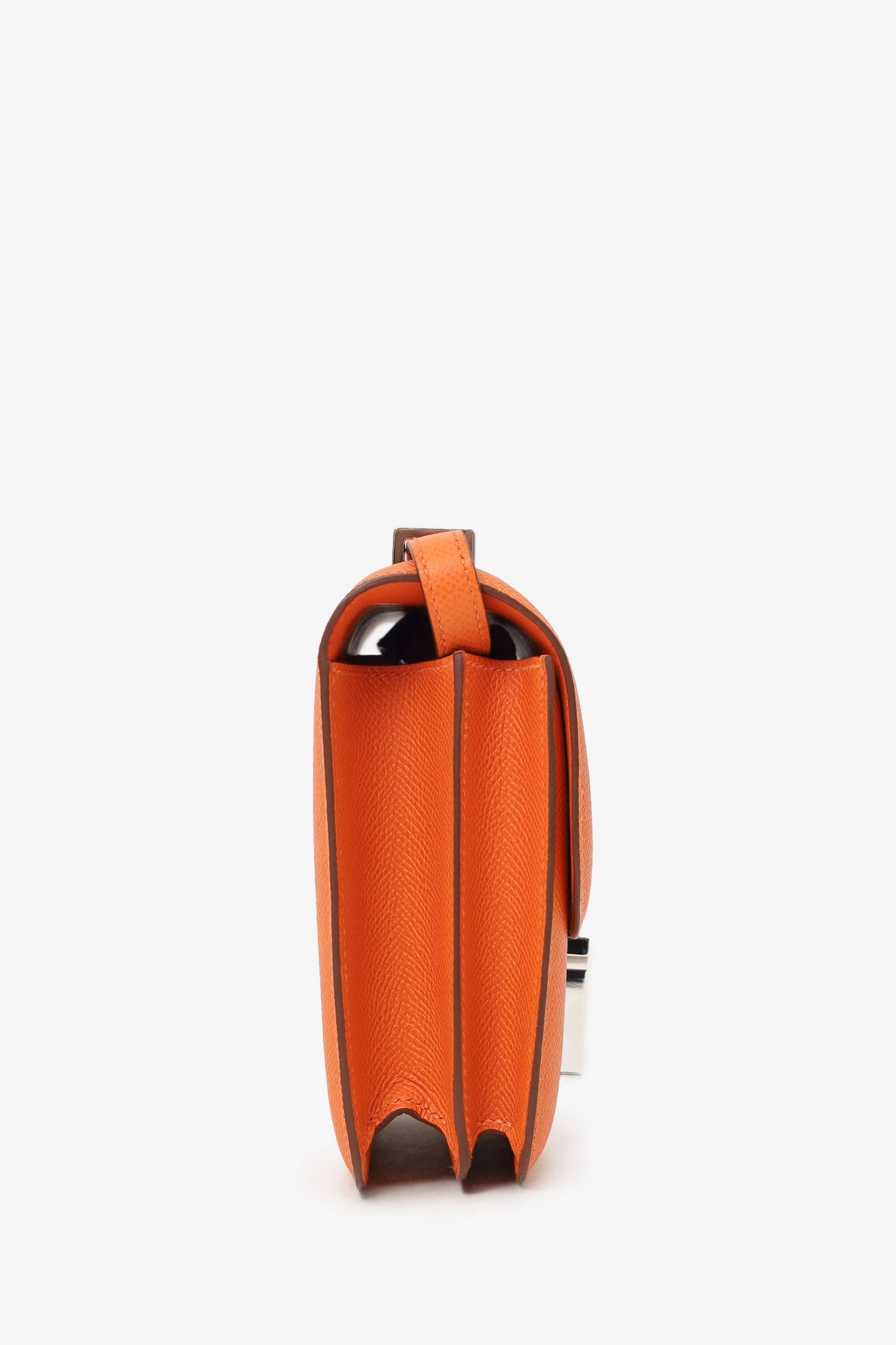 Hermes 2024 Orange Leather Mini Constance 18