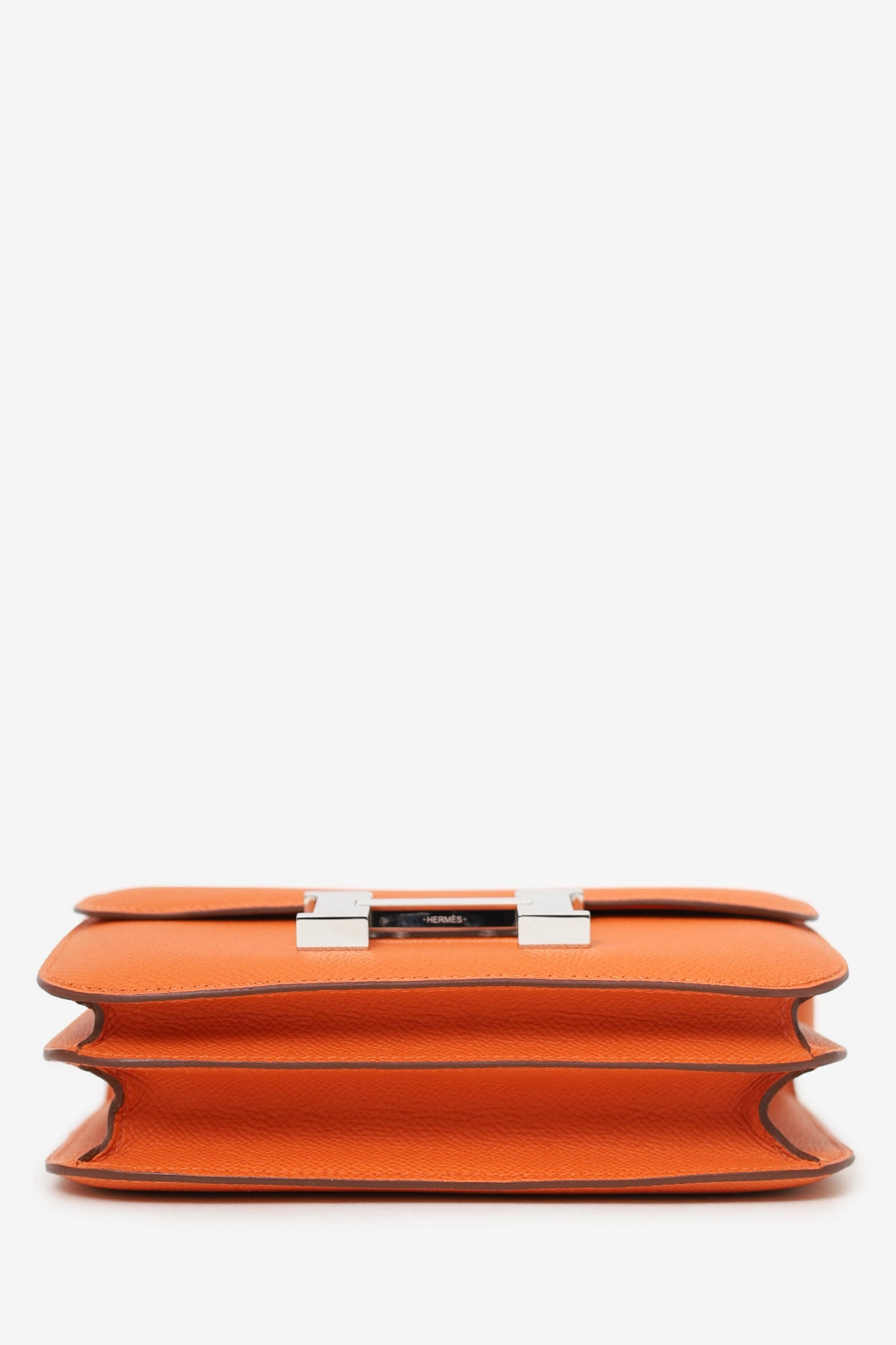 Hermes 2024 Orange Leather Mini Constance 18