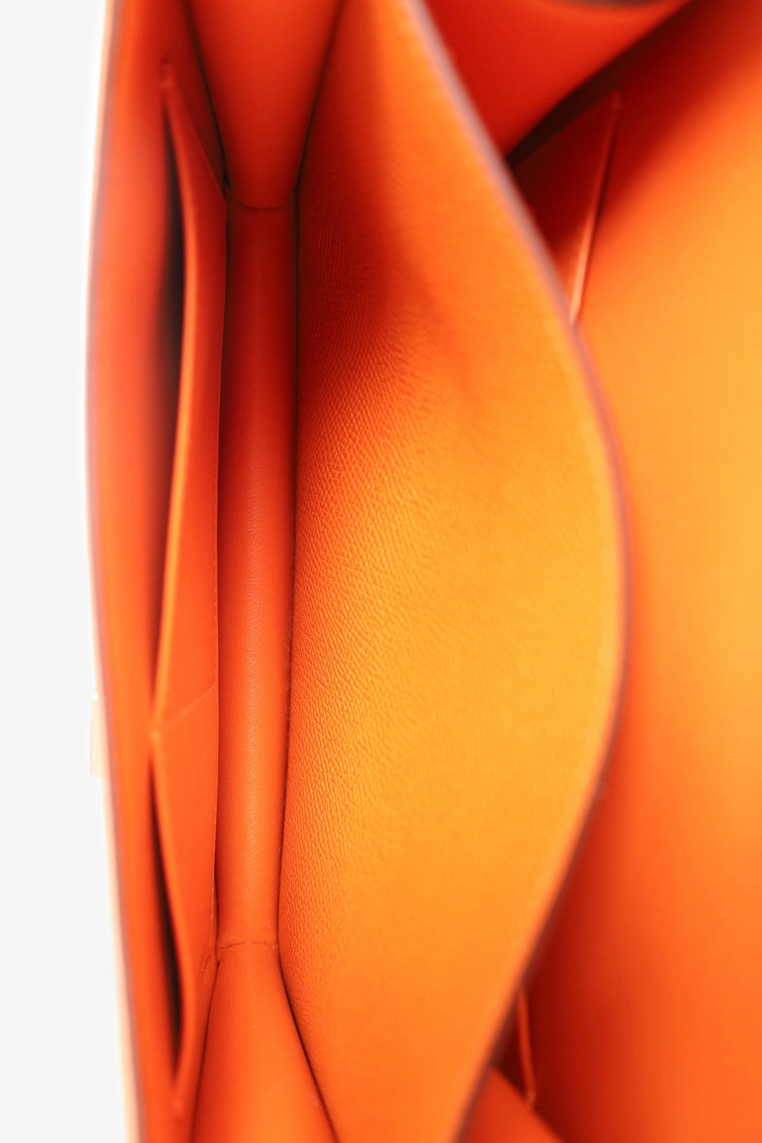 Hermes 2024 Orange Leather Mini Constance 18
