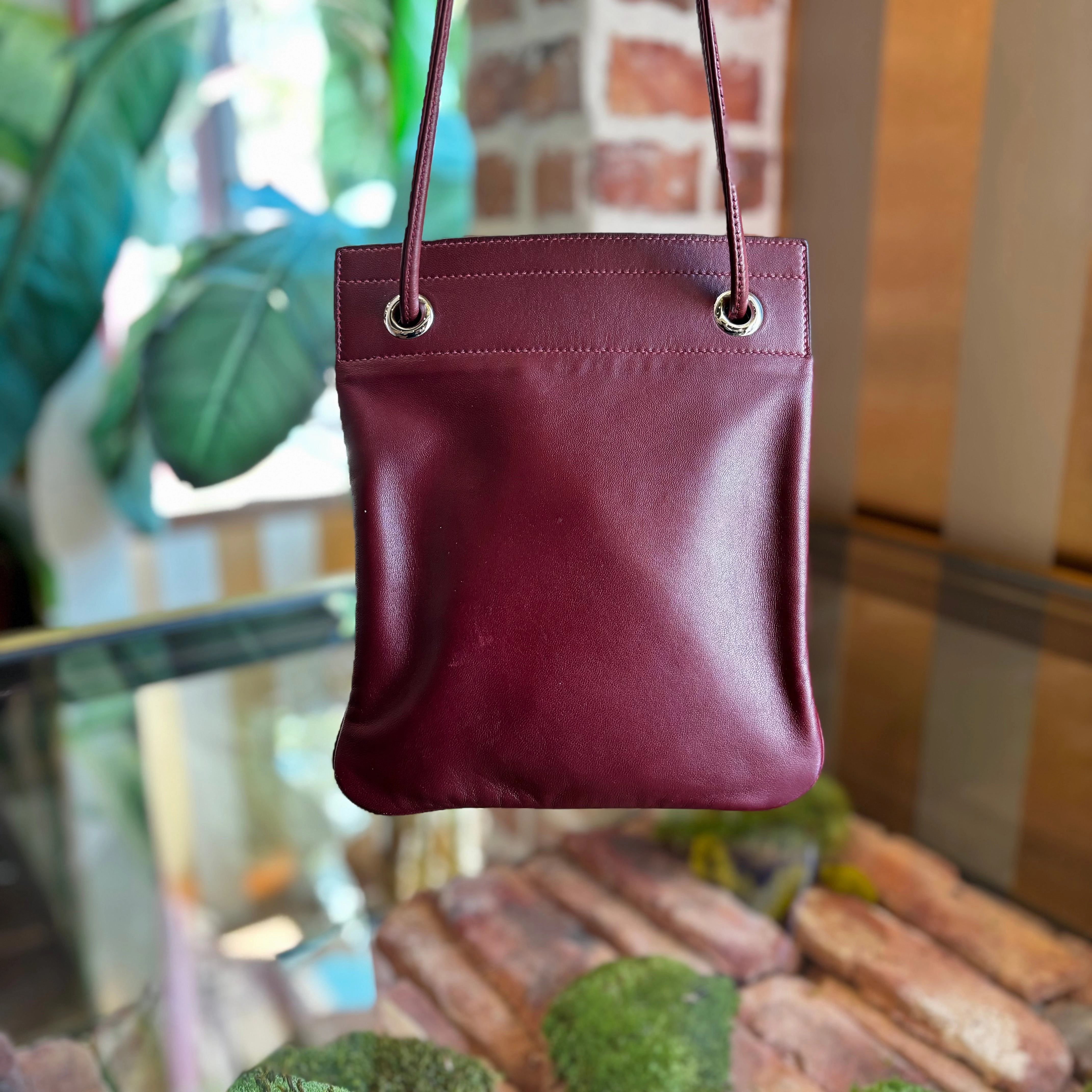 HERMES Aline Mini Milo Lambskin Shoulder Bag