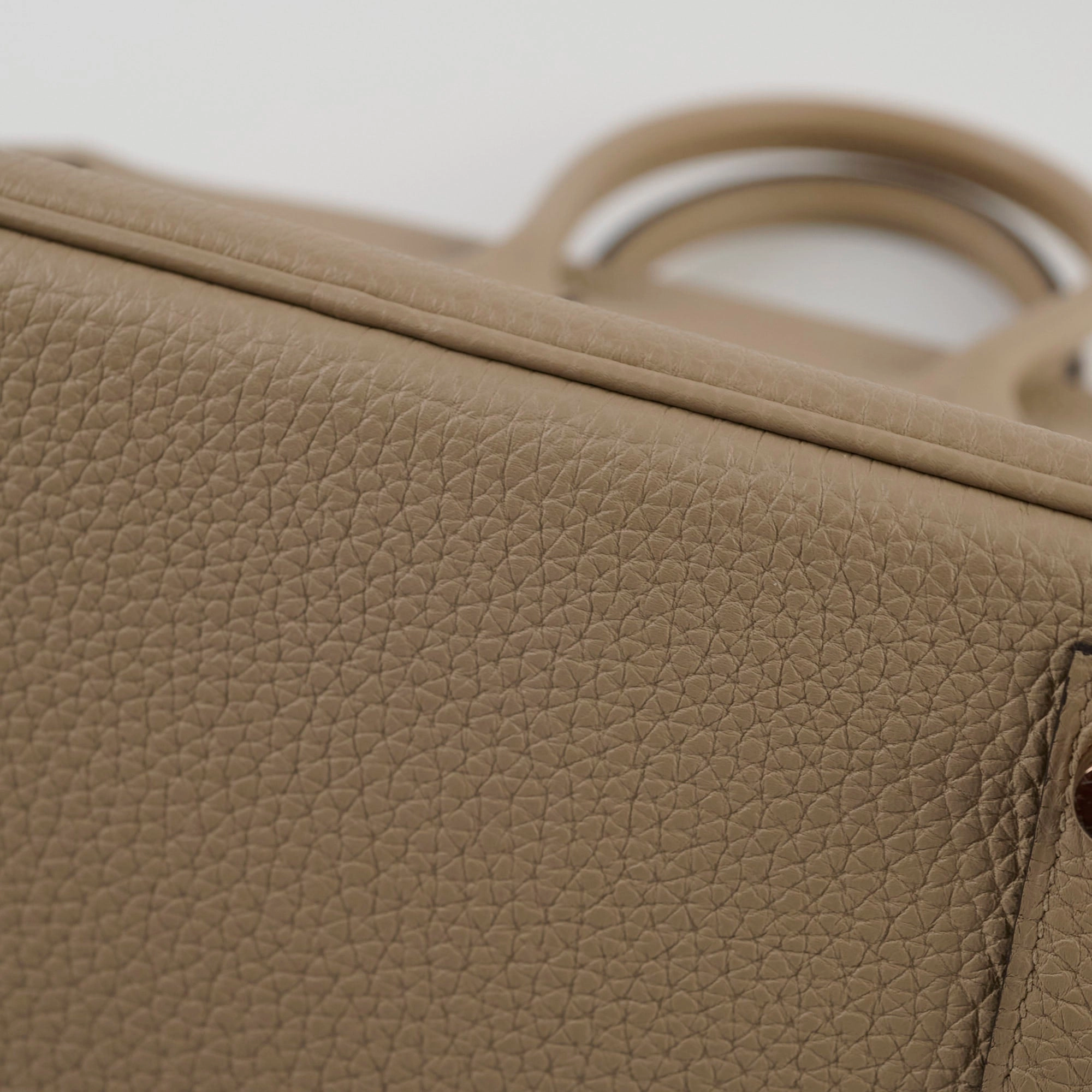 Hermes Birkin 25 Gris Tourterelle Togo C Stamp