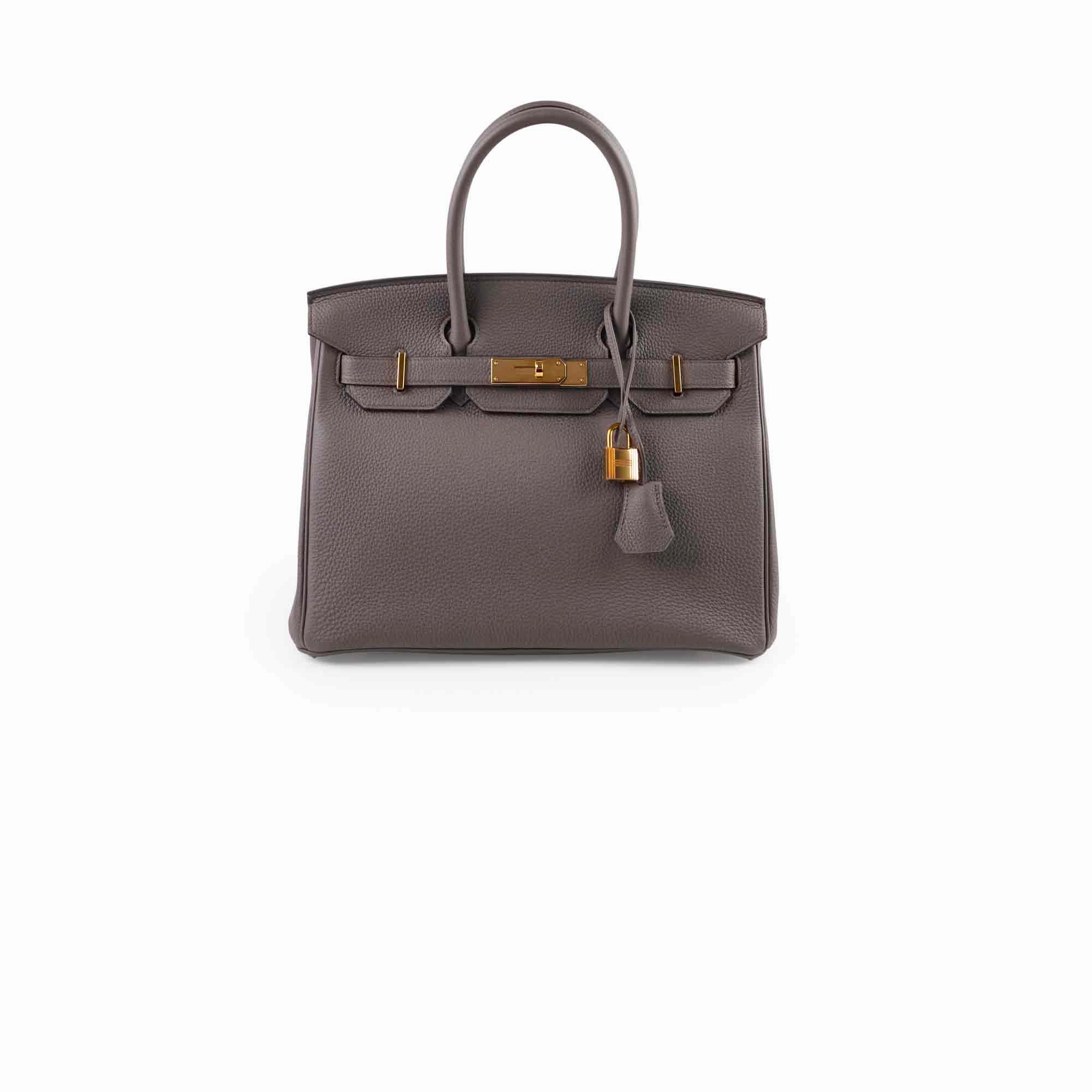 Hermes Birkin 30 Etain C Stamp (2018)