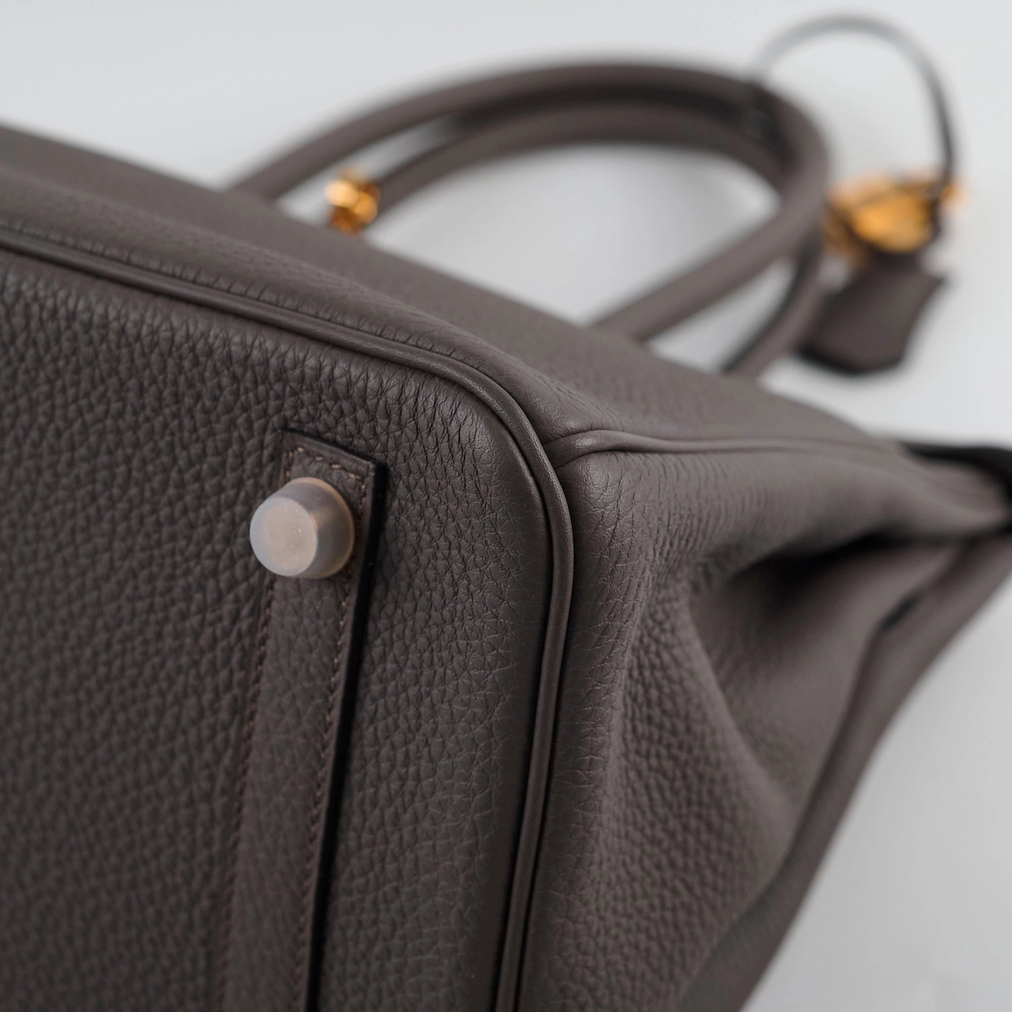 Hermes Birkin 30 Etain C Stamp (2018)