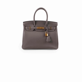Hermes Birkin 30 Etain C Stamp (2018)