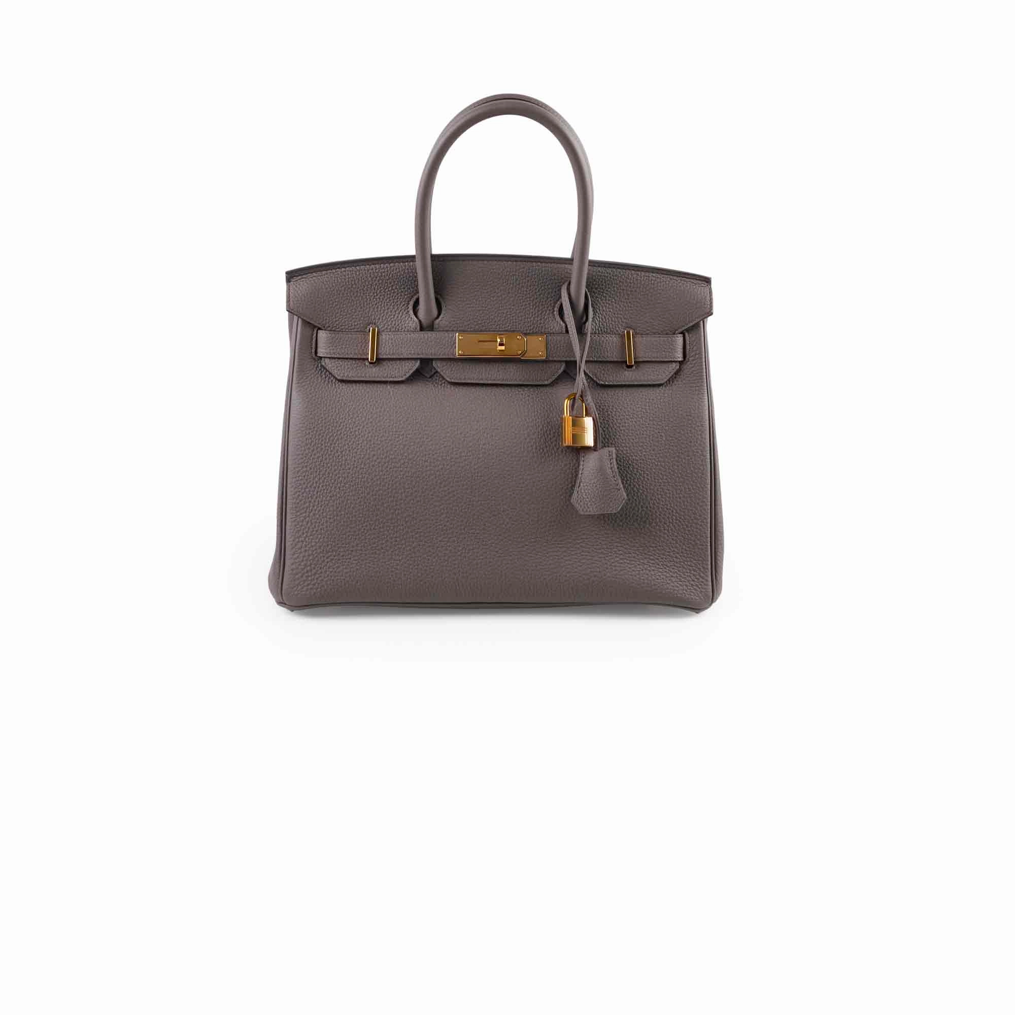 Hermes Birkin 30 Etain C Stamp (2018)