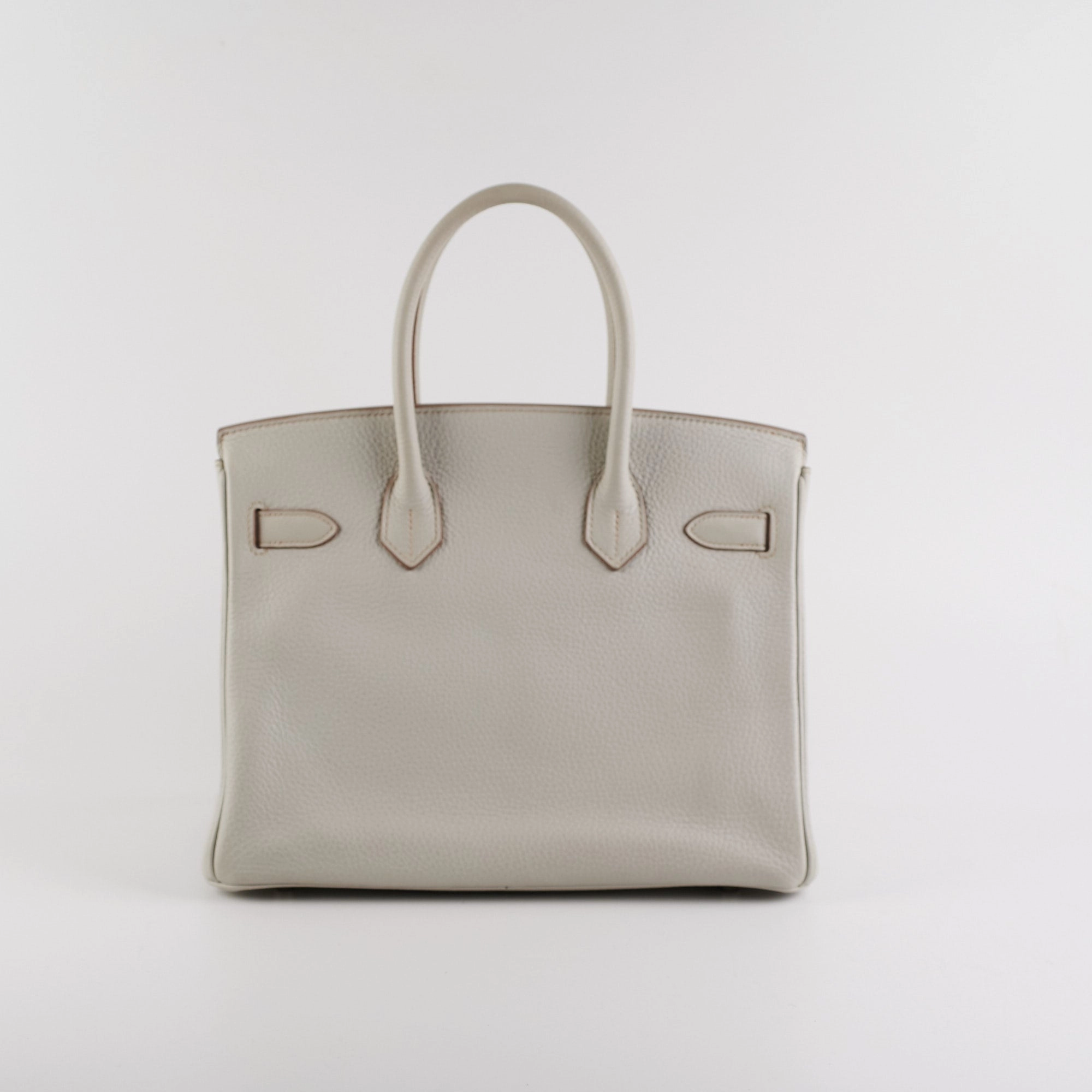 Hermes Birkin 30 Gris Perle Stamp P Square (2012)