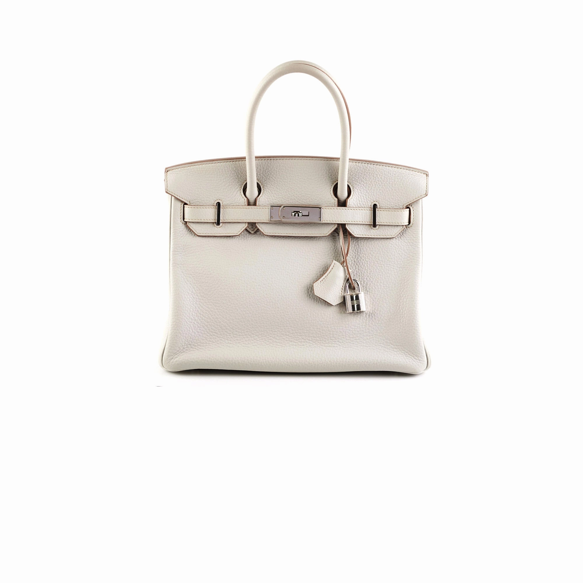 Hermes Birkin 30 Gris Perle Stamp P Square (2012)