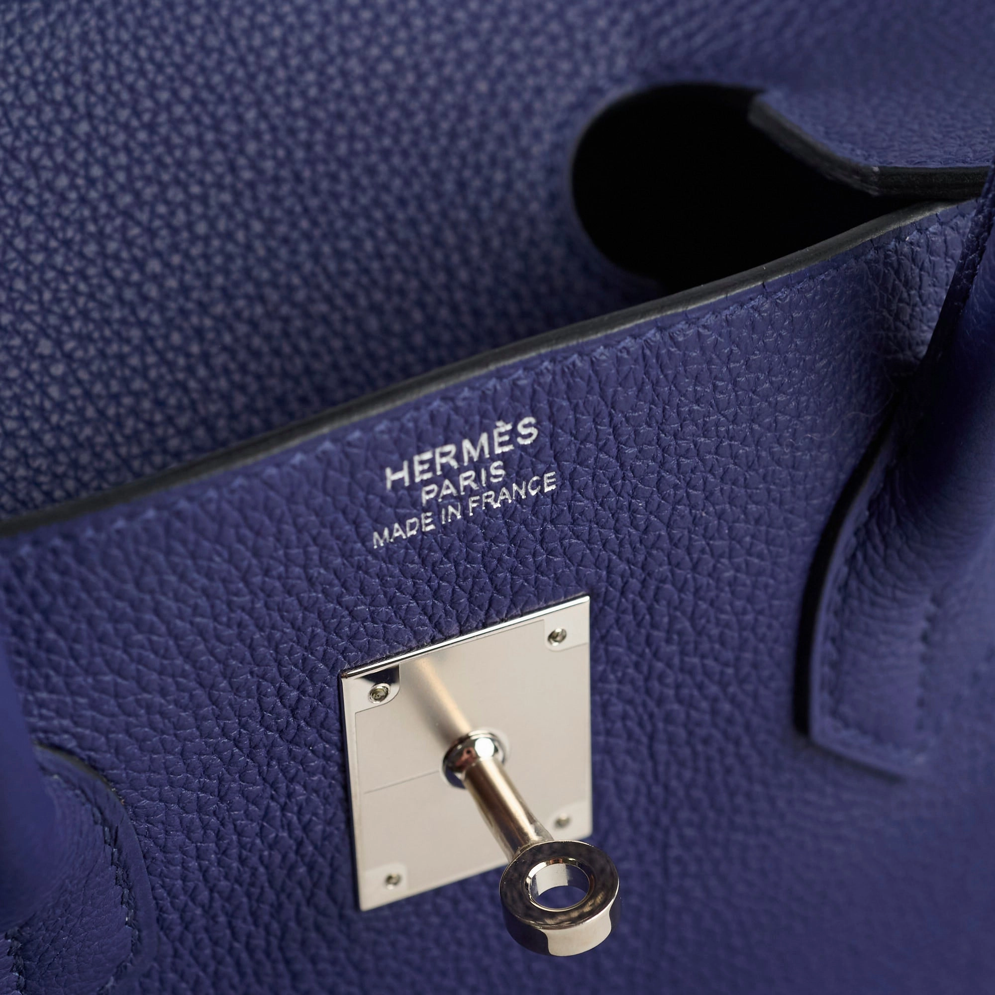 Hermes Birkin 35 Togo Bleu Encre PHW 2018