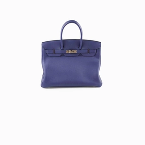Hermes Birkin 35 Togo Bleu Encre PHW 2018