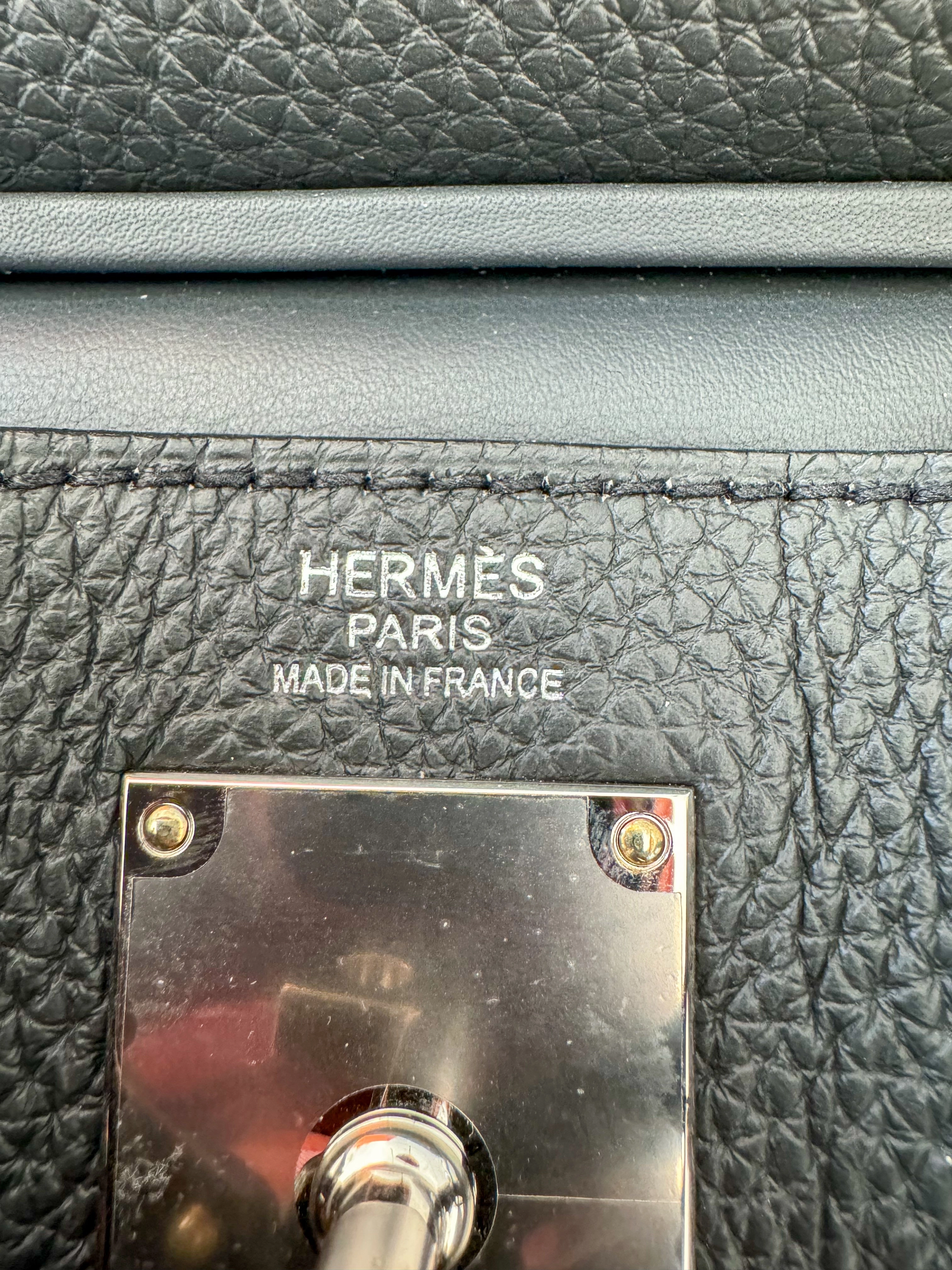Hermes Black HAC A Dos PM Backpack