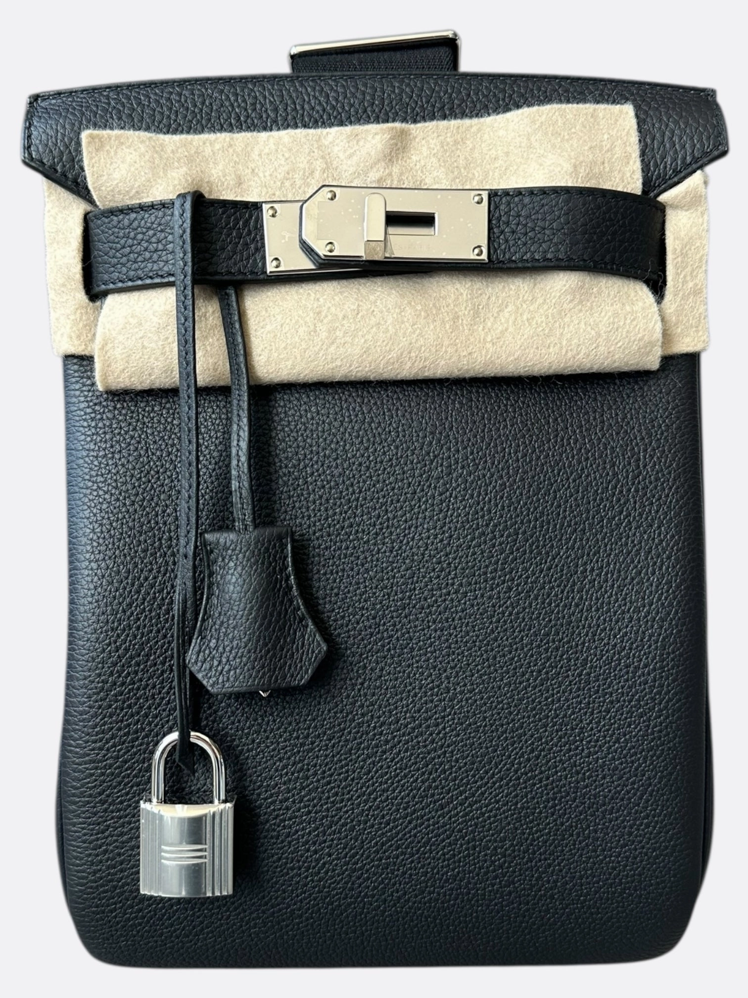 Hermes Black HAC A Dos PM Backpack