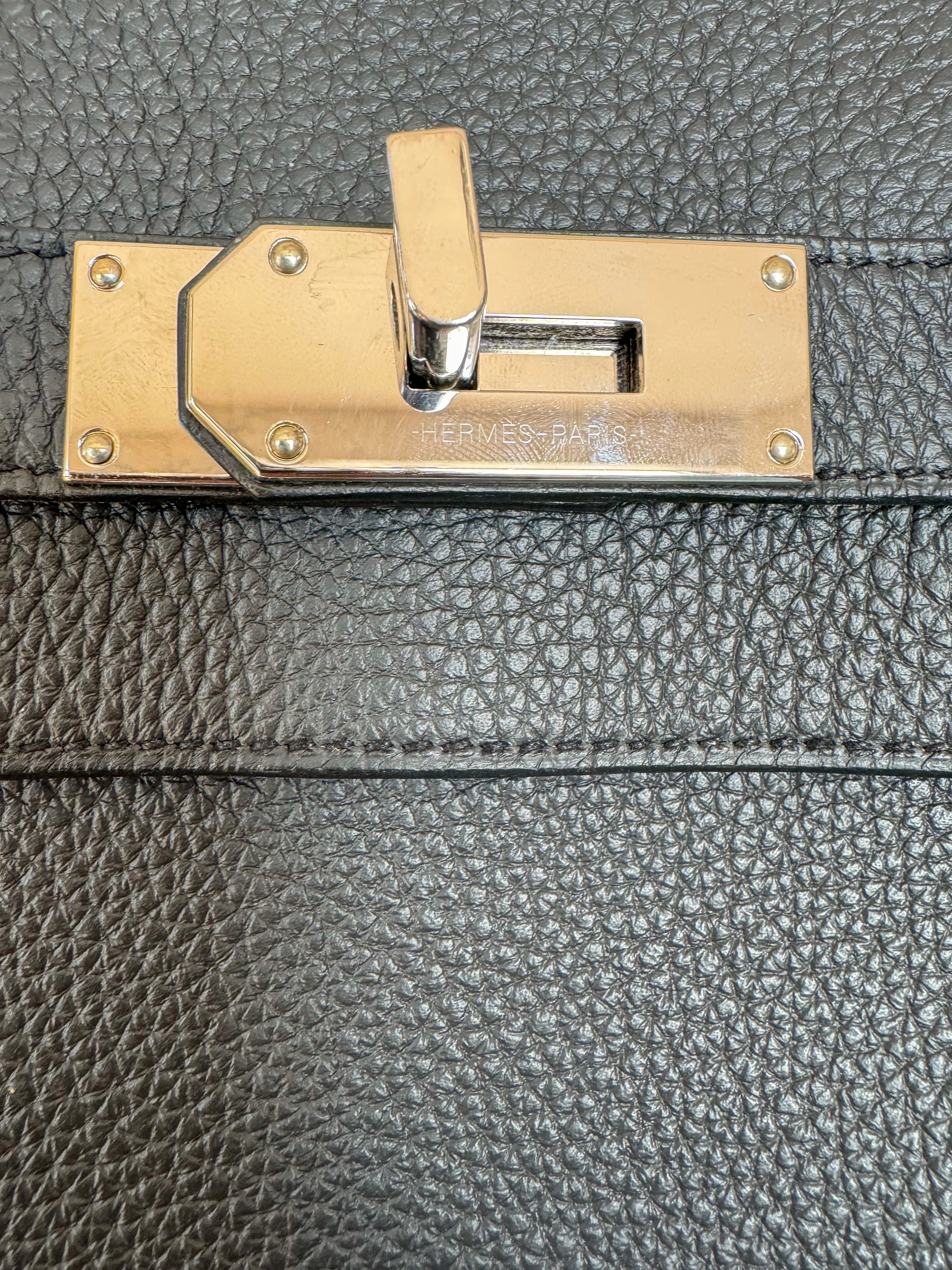 Hermes Black HAC A Dos PM Backpack