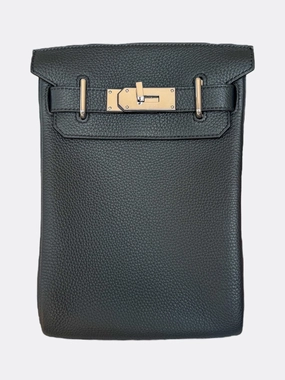 Hermes Black HAC A Dos PM Backpack