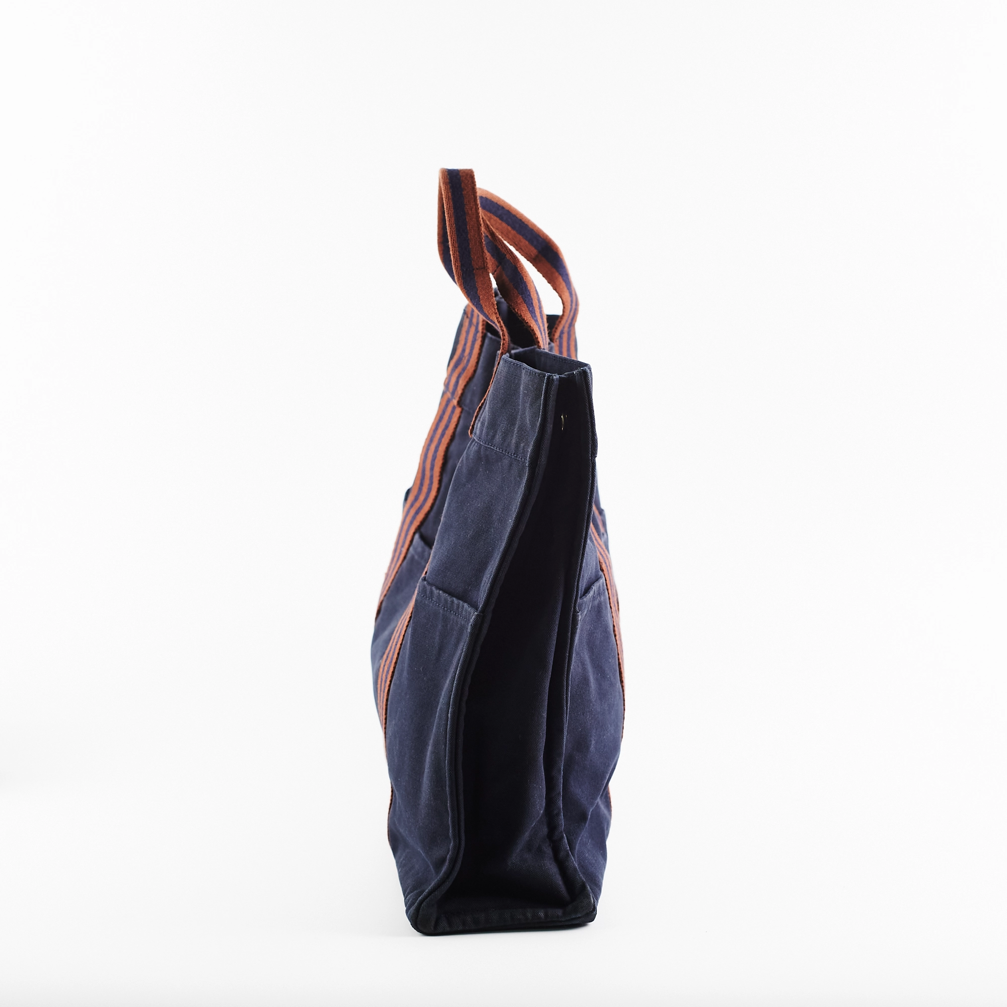 Hermes Canvas Tote Navy