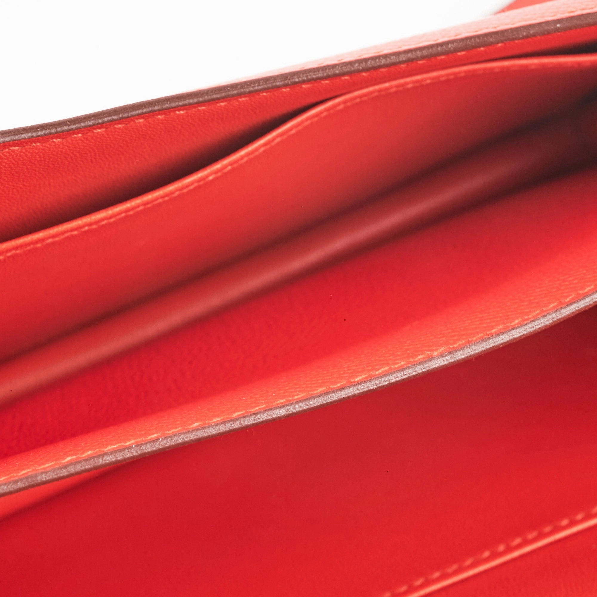 Hermes Constance 18 Epsom Rouge Casaque A Stamp