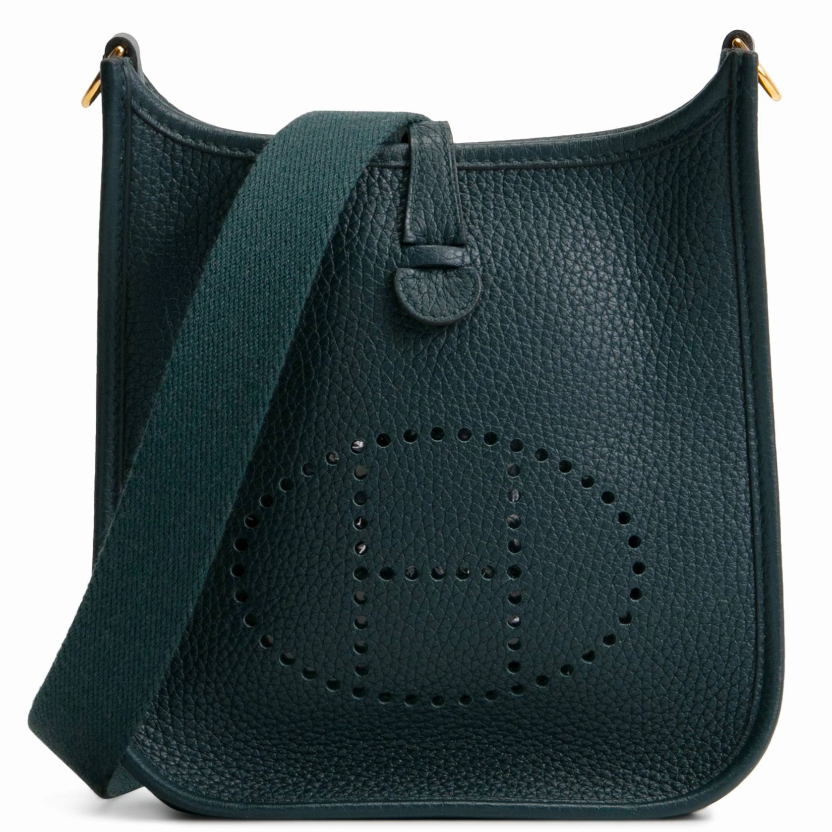 HERMES Evelyne TPM (16) Taurillion Clemence - Vert Bosphore