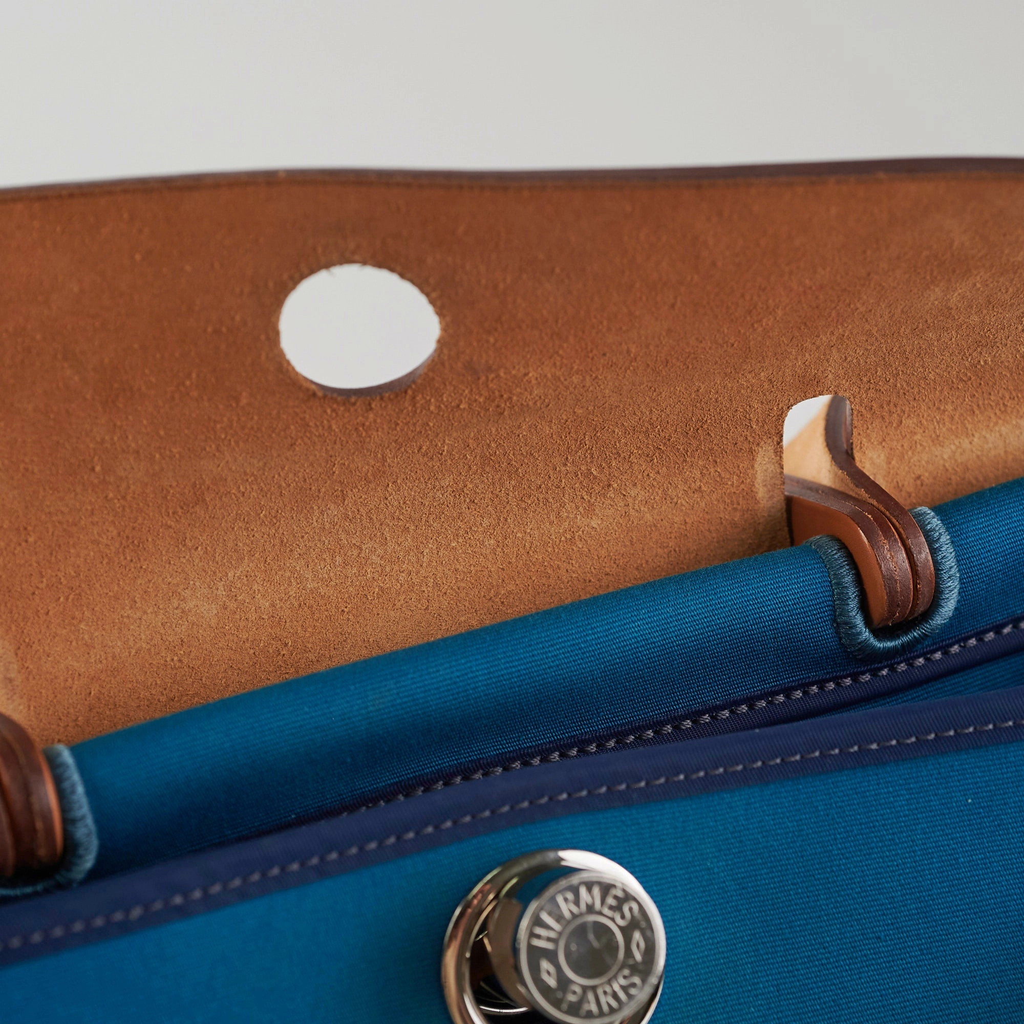 Hermes Herbag 31 Blue Bag