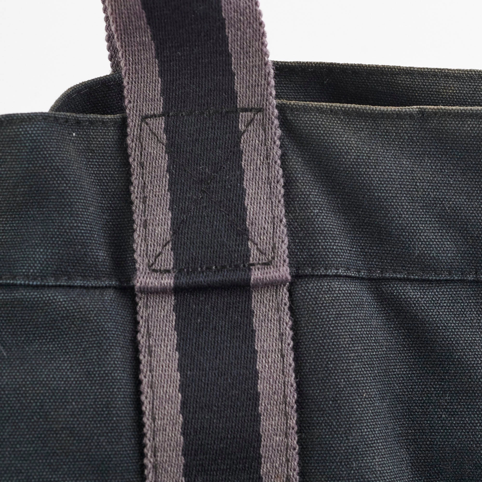 Hermes Herline Tote Canvas Black