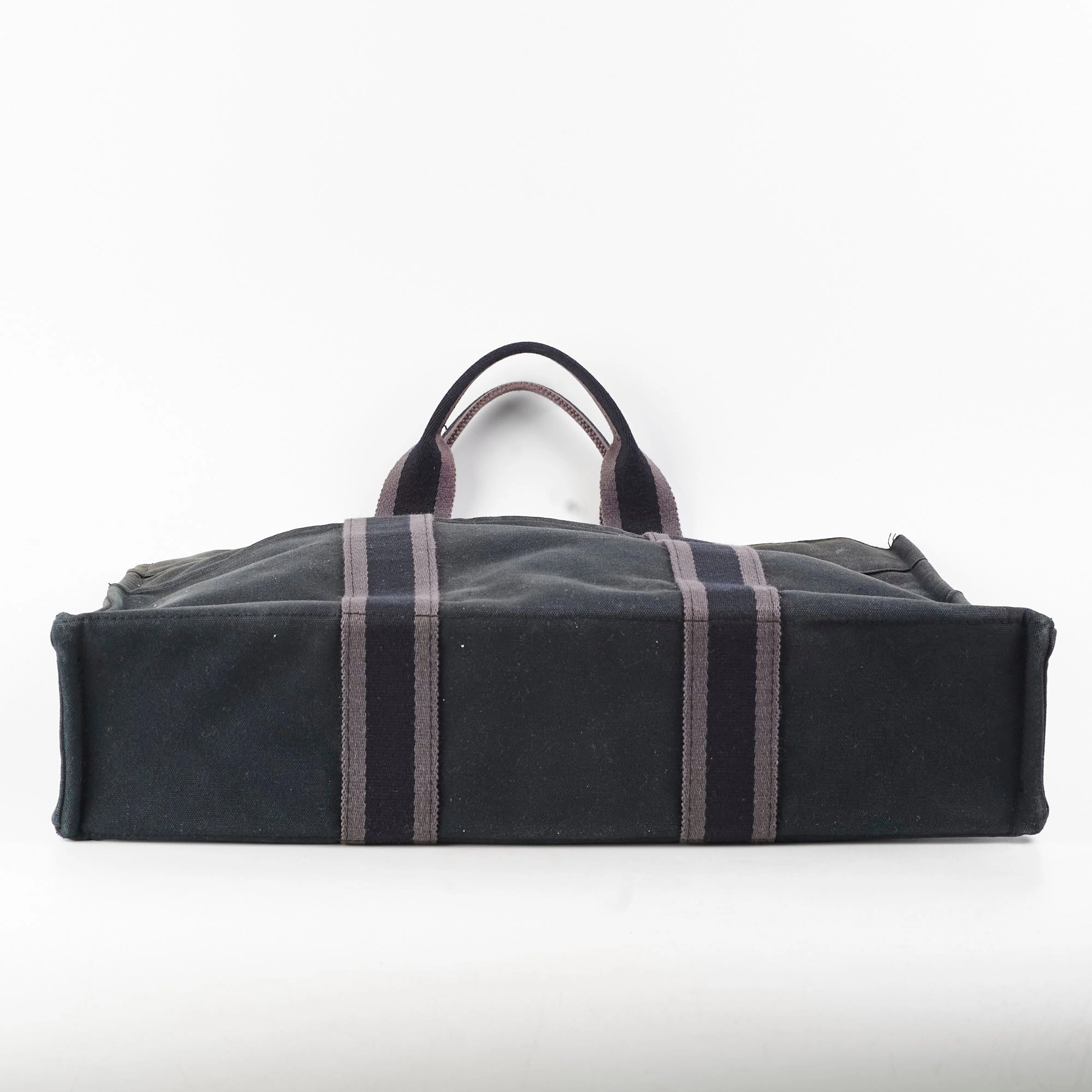 Hermes Herline Tote Canvas Black