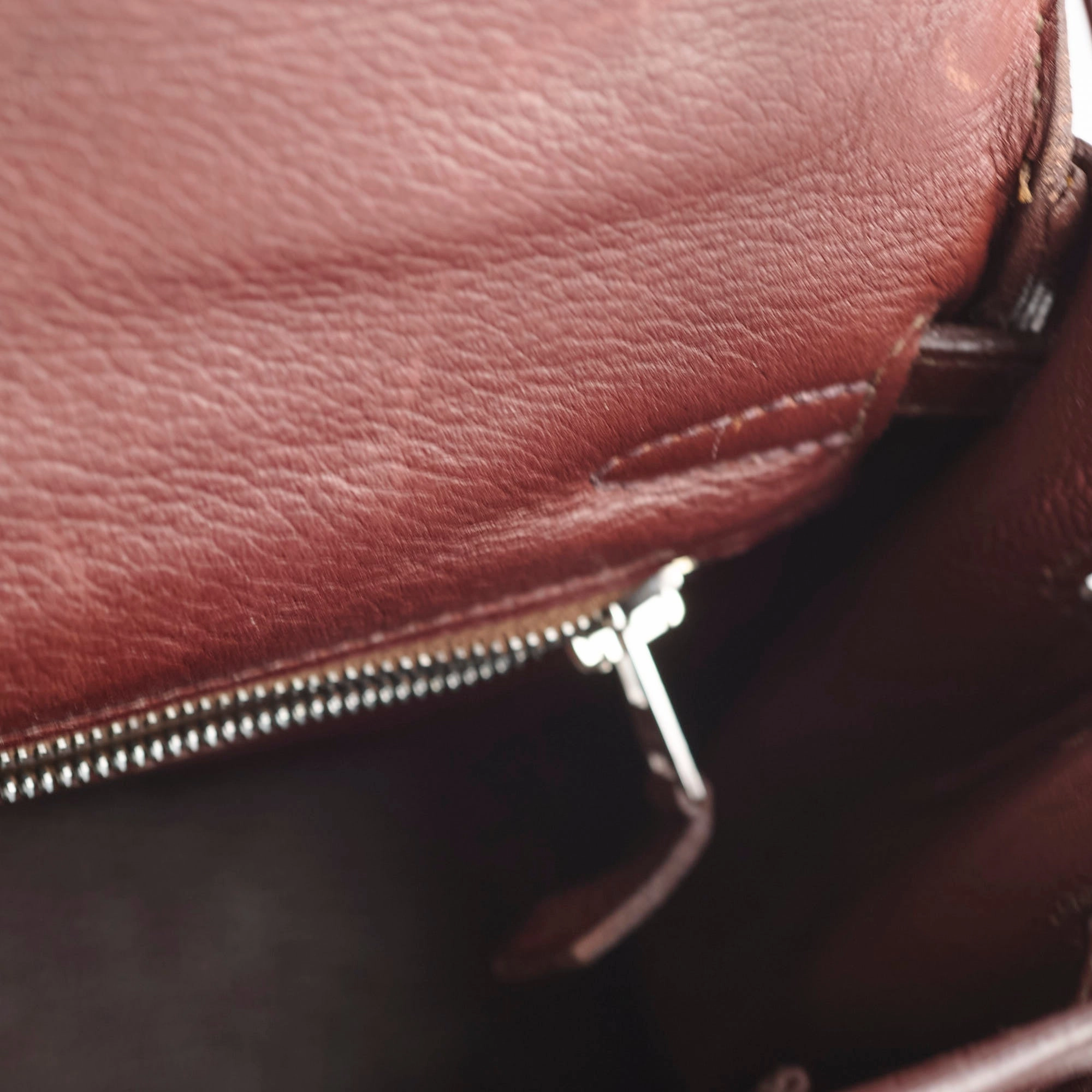 Hermes Kelly 25 Brown I Sqaure Stamp