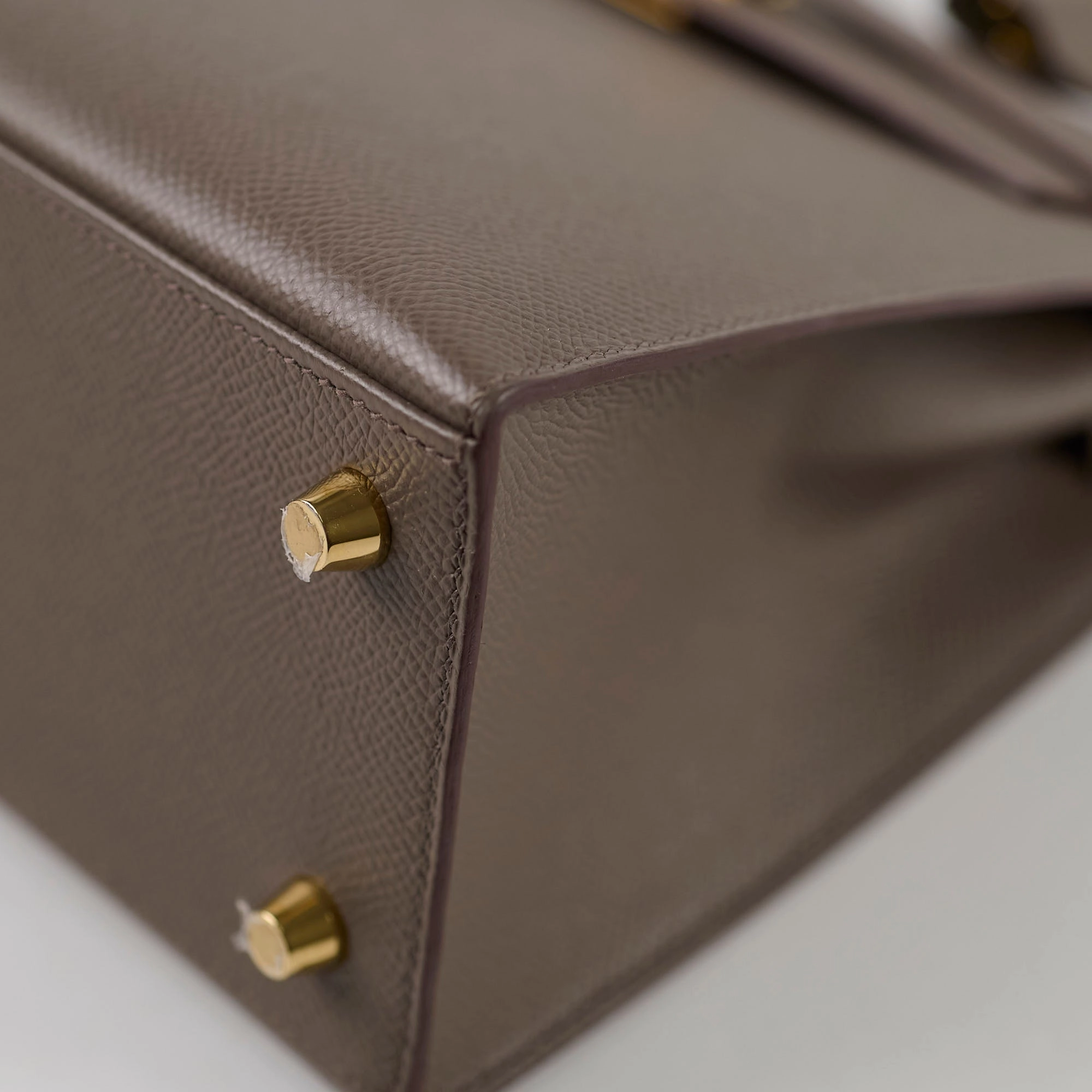 Hermes Kelly 25 Epsom GHW Etain Y Stamp