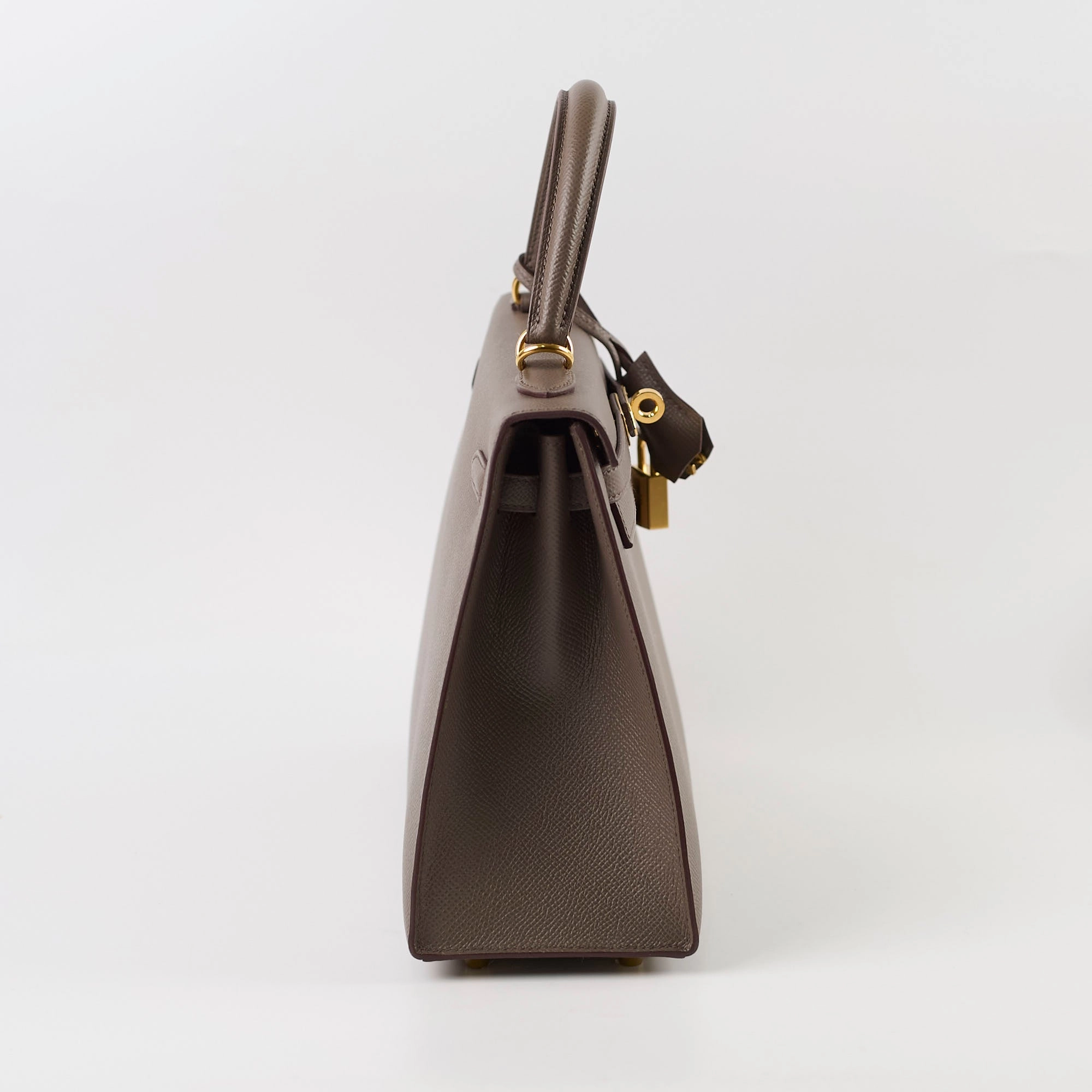 Hermes Kelly 25 Epsom GHW Etain Y Stamp
