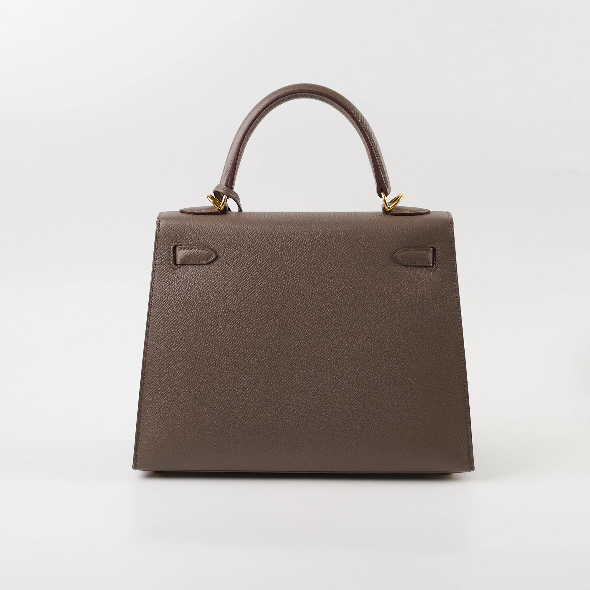 Hermes Kelly 25 Epsom GHW Etain Y Stamp