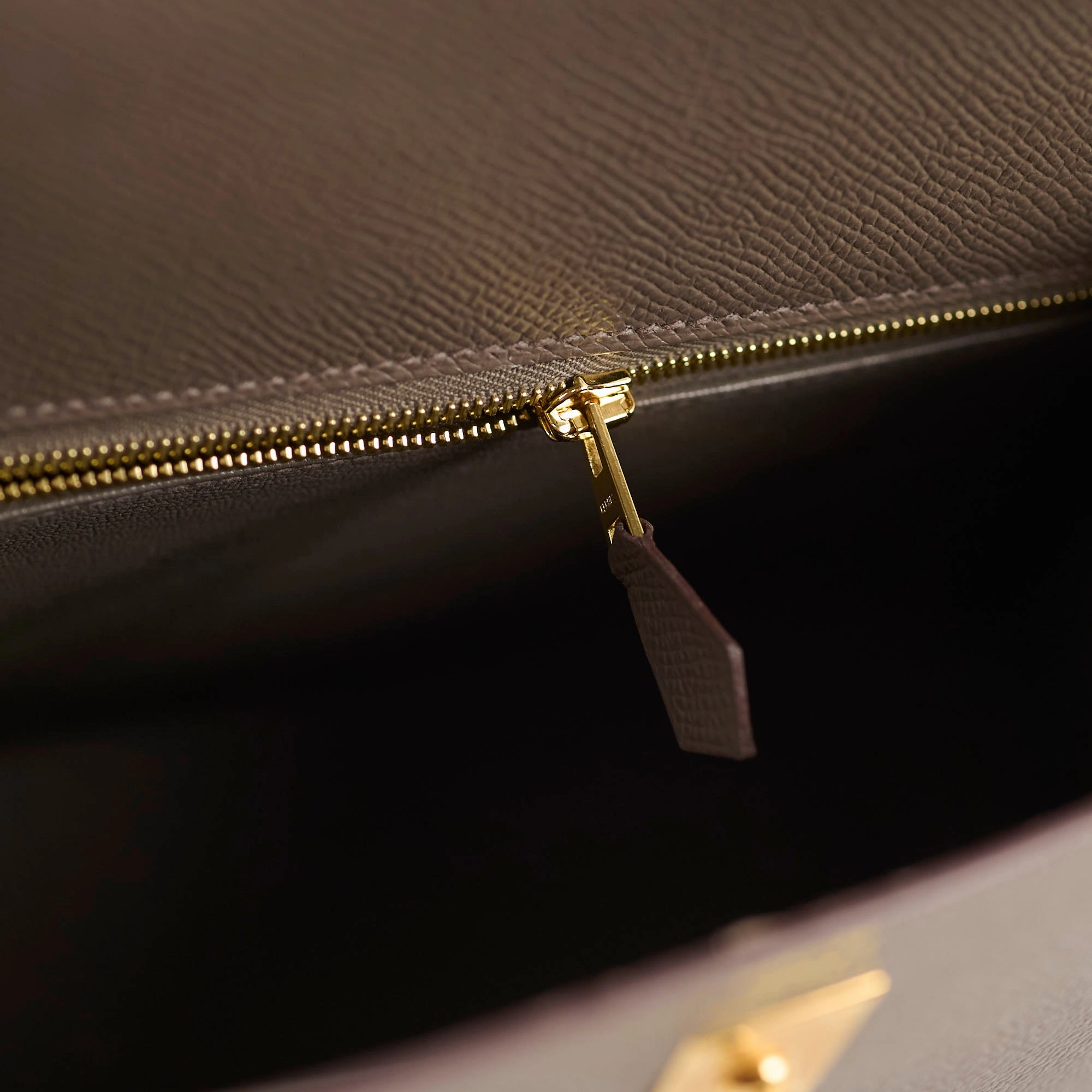 Hermes Kelly 25 Epsom GHW Etain Y Stamp