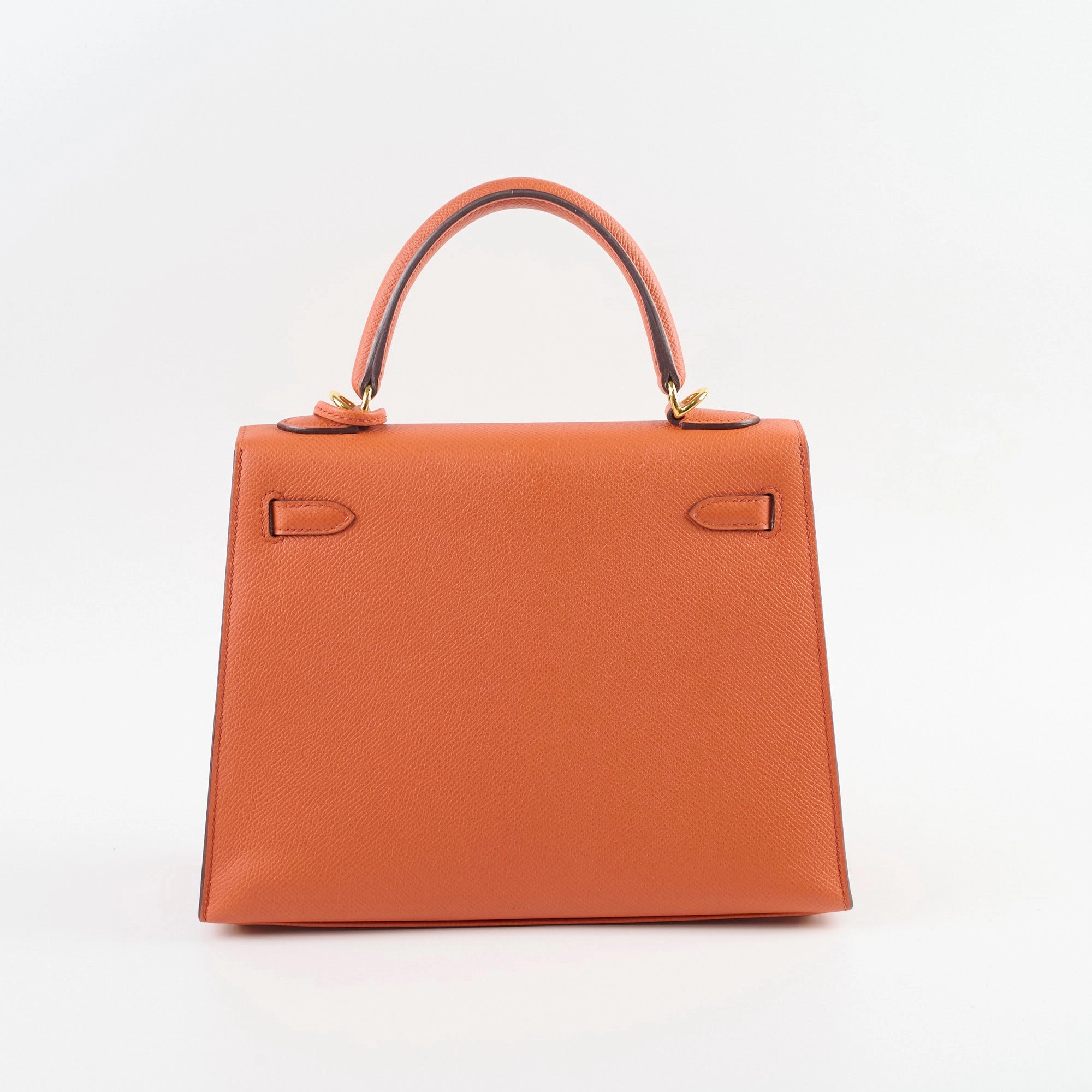 Hermes Kelly 25 Epsom Sellier Terre Battue Y Stamp