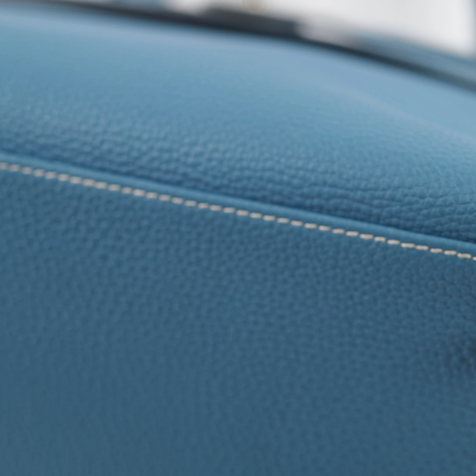 Hermes Kelly 28 Togo Leather Blue Jeans - G square (2003)