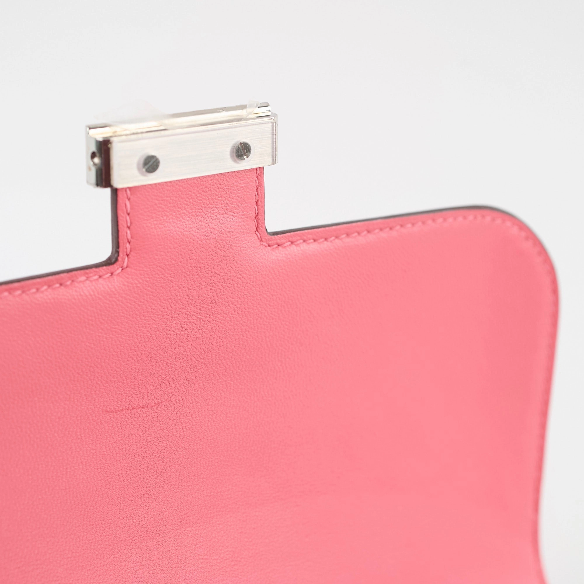 Hermes Mini Constance 18 Rose Azalee Evercolour C Satmp