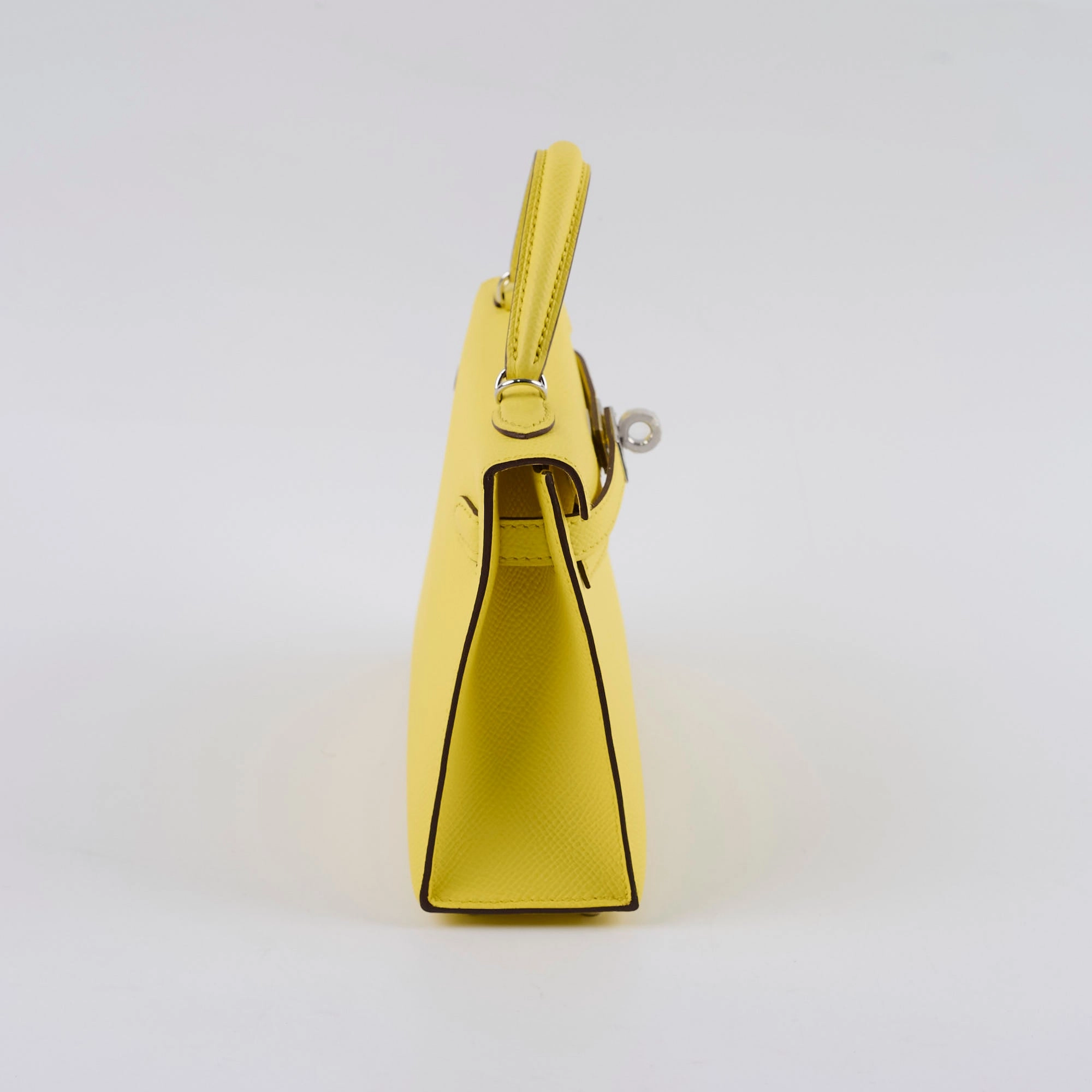 Hermes Mini Kelly PHW Yellow W Stamp