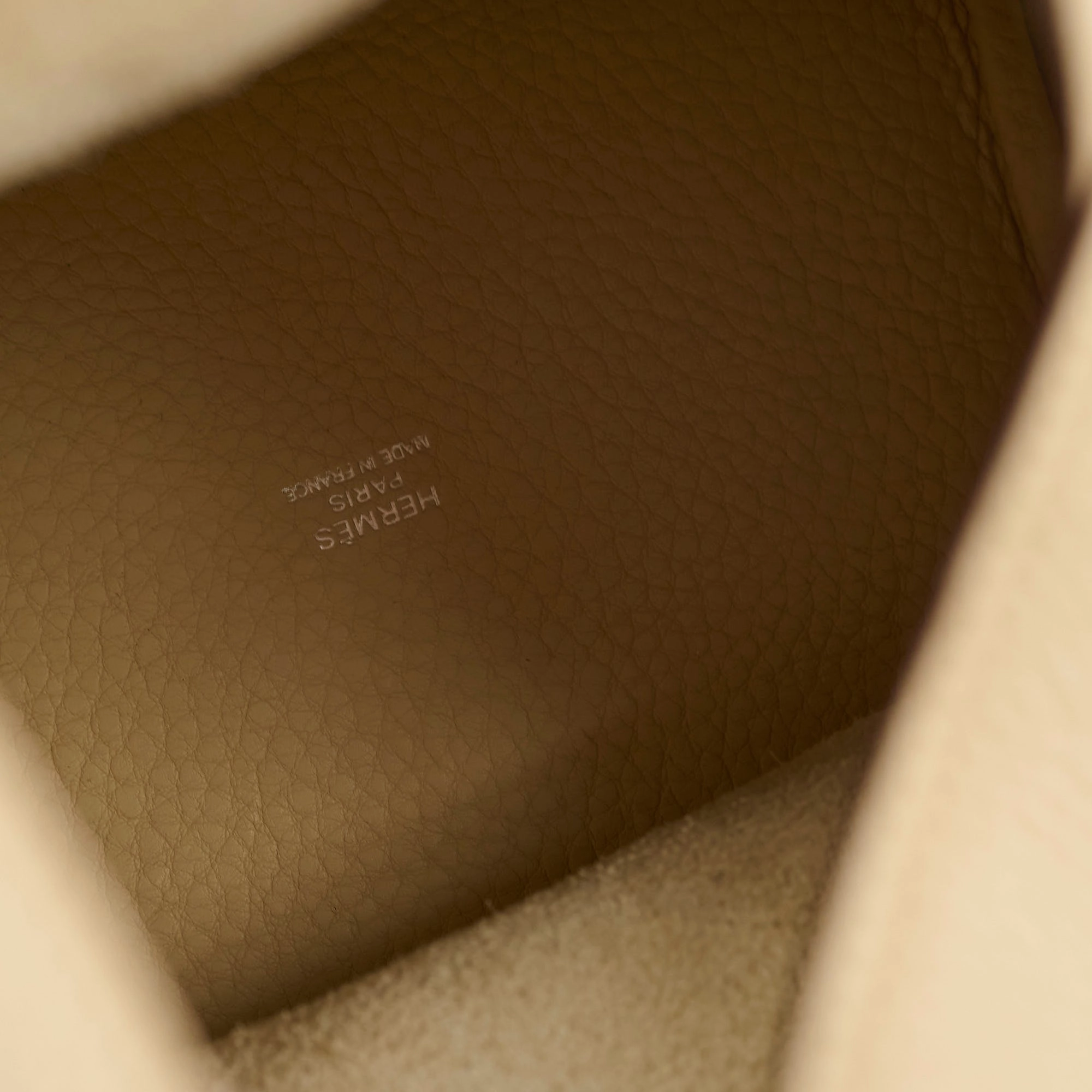 Hermes Picotin 18 (Old Version) Craie Stamp Sqaure L