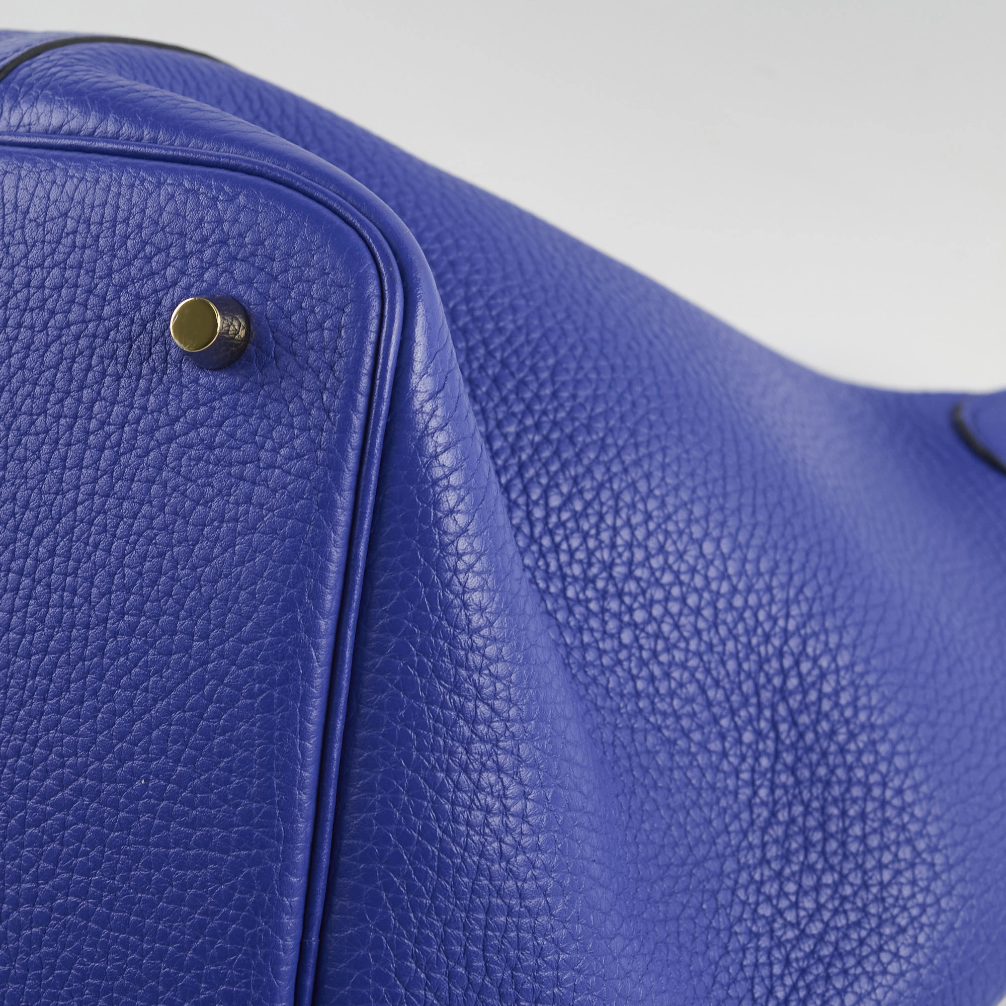 Hermes Picotin 22 Clemence Blue Electric A Stamp
