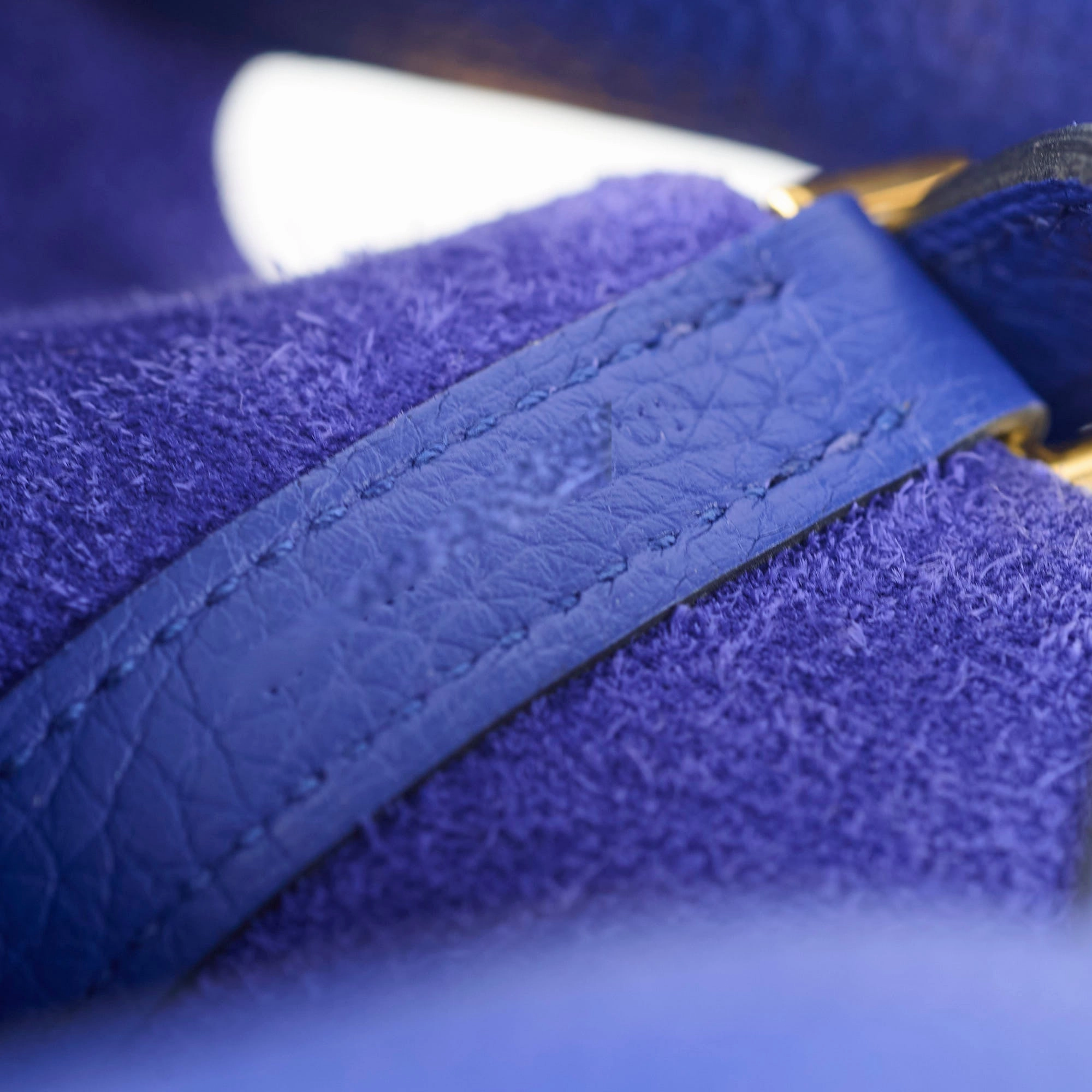 Hermes Picotin 22 Clemence Blue Electric A Stamp