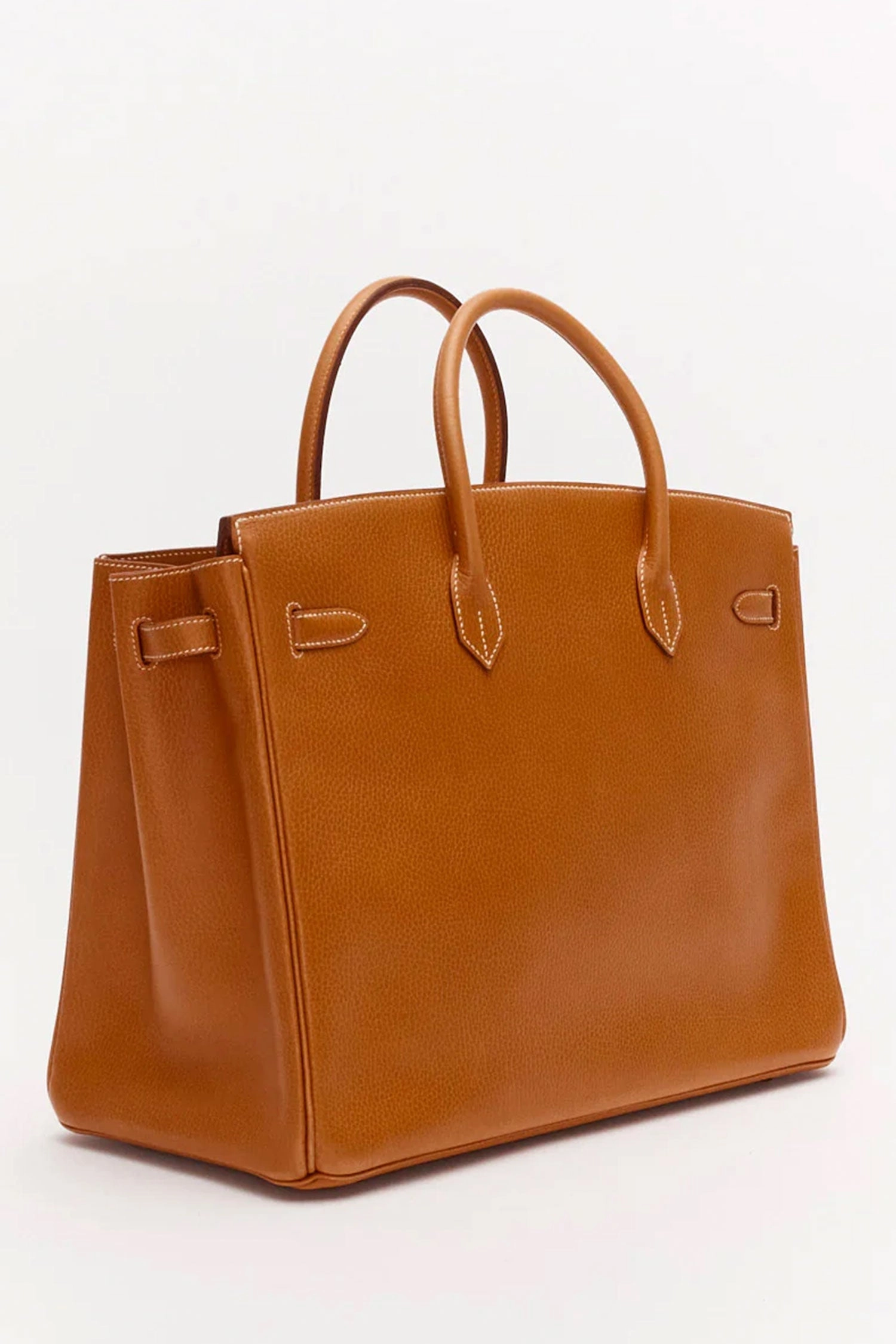Herms 1994 Caramel Ardennes Leather Birkin 40